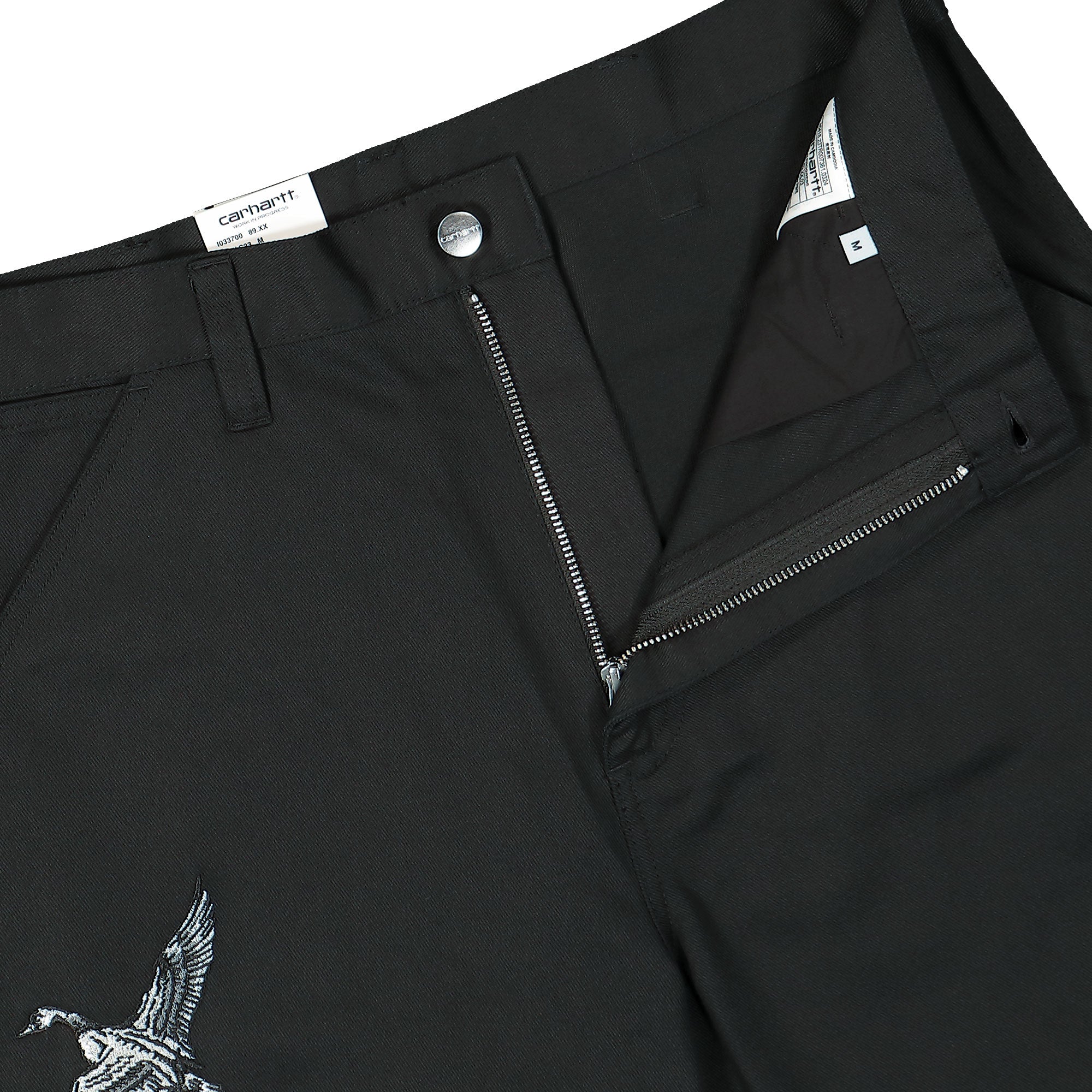 Carhartt WIP Ducks Single Knee Pant Black Casual Pants Detailfoto | Overkill