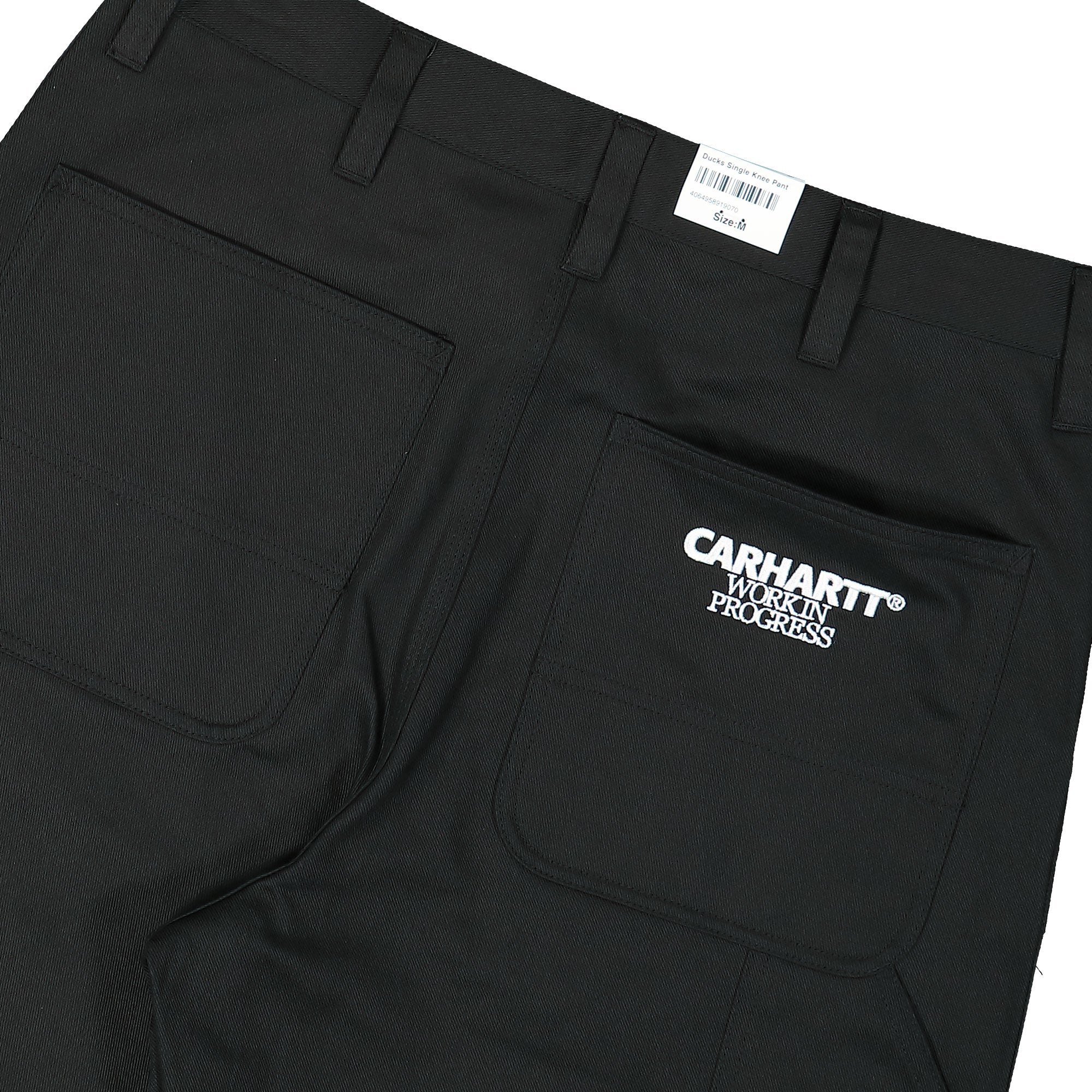 Carhartt WIP Ducks Single Knee Pant Black Casual Pants Detail view 1 | Overkill