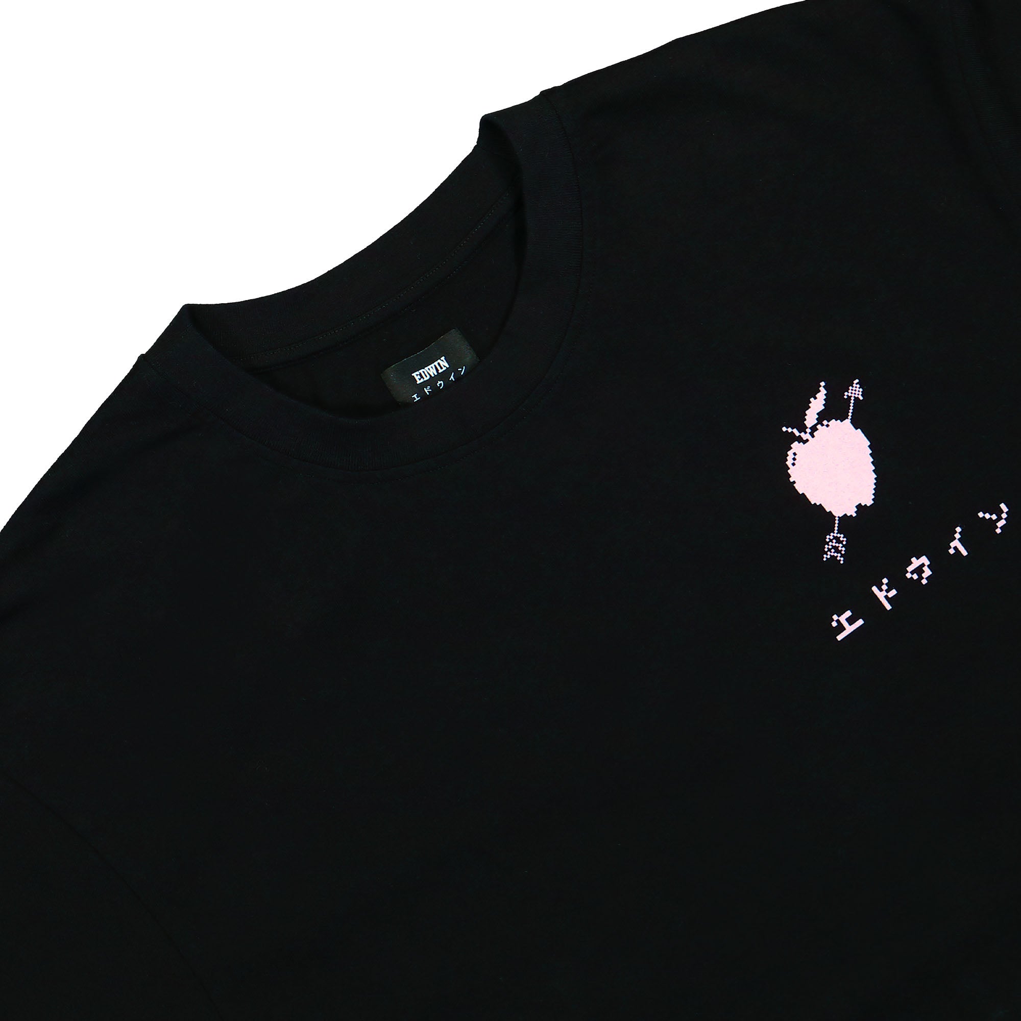 Edwin Apple 666 T-Shirt Black T-Shirts Material | Overkill