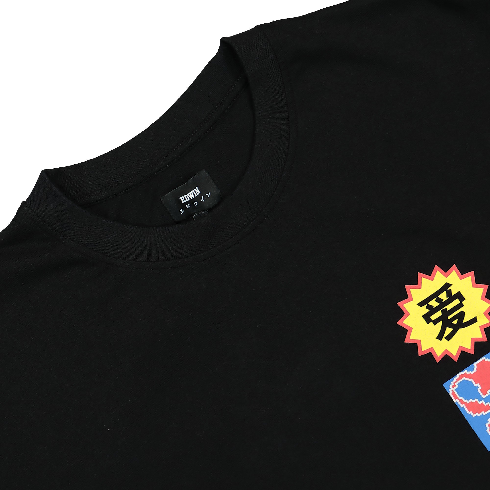 Edwin Love T-Shirt Black T-Shirts Material | Overkill