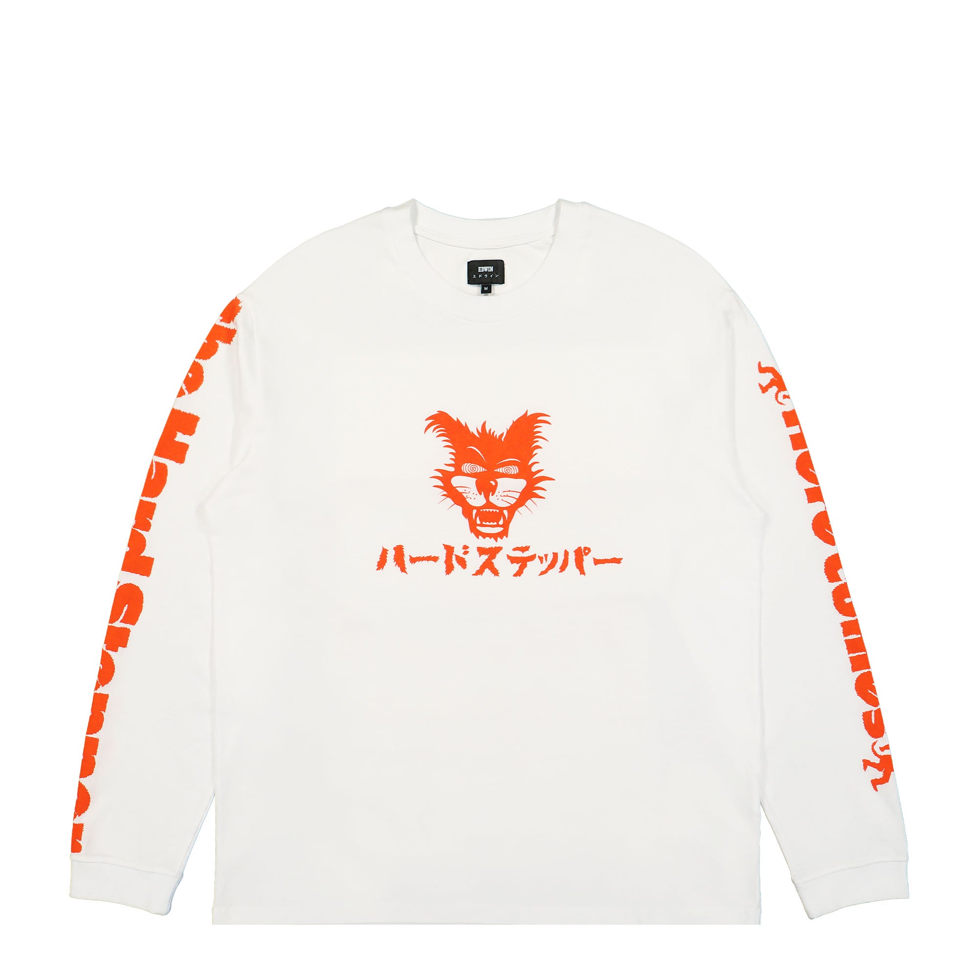 Edwin Hard Stepper LS T-Shirt White Longsleeves I033728.02.67.03 | Overkill