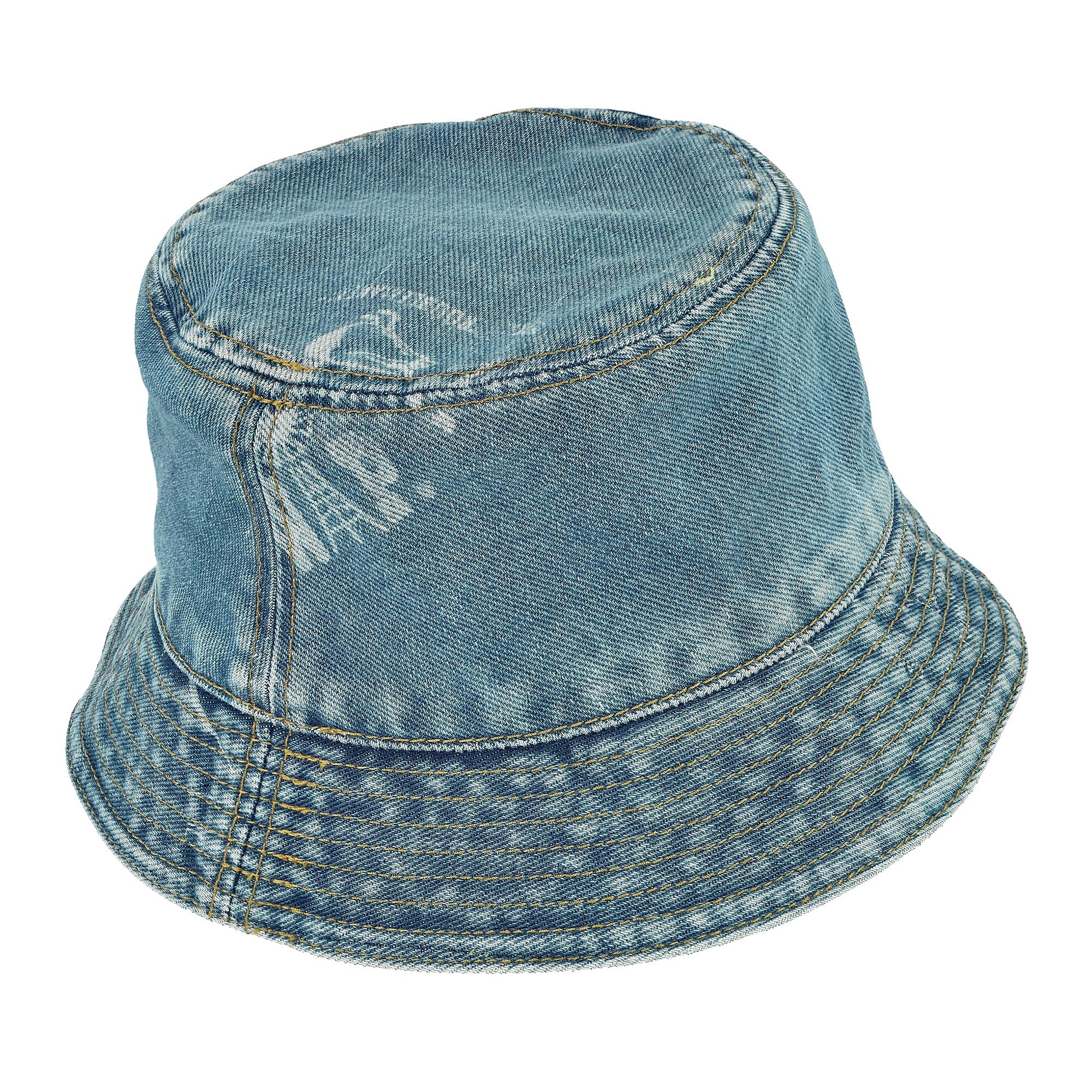 Carhartt WIP Stamp Bucket Hat Stamp Print / Blue Bleached Bucket Hats Detail view 1 | Overkill