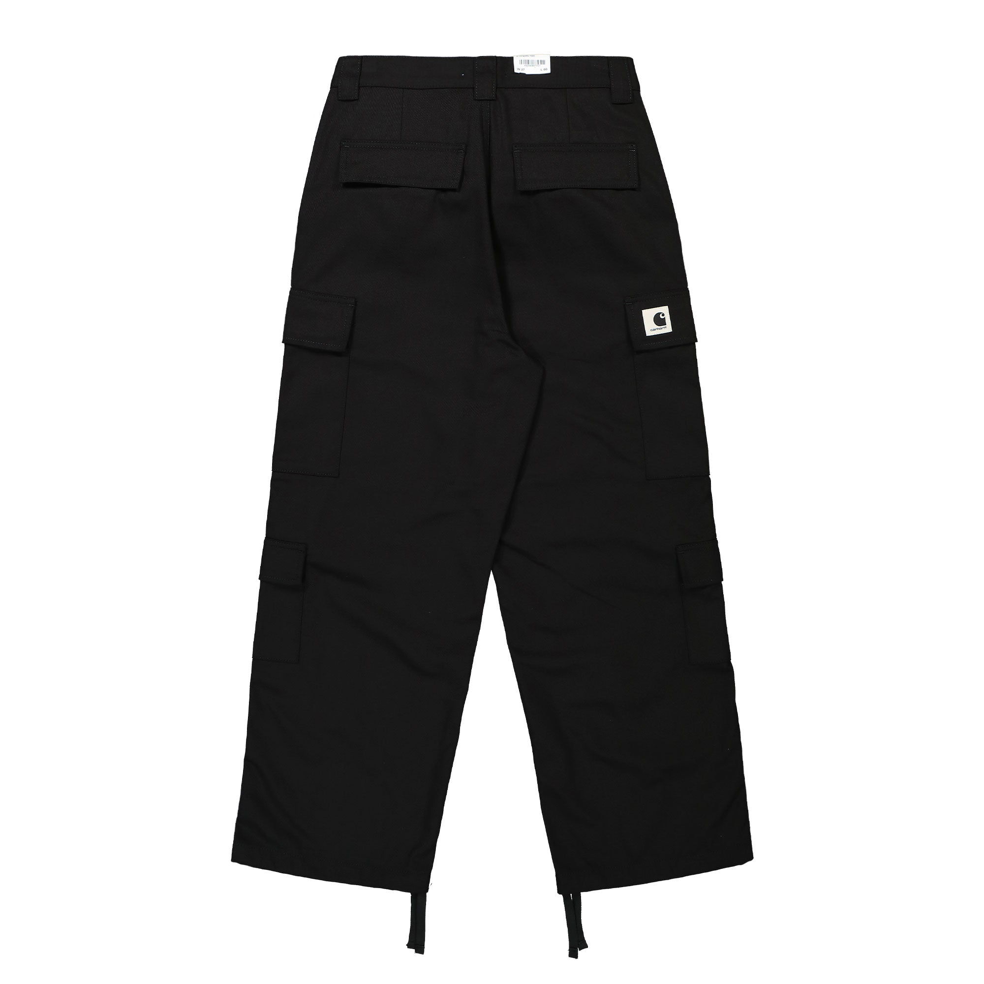 Carhartt WIP W Kingsley Pant Black Rigid Cargo Pants Material | Overkill