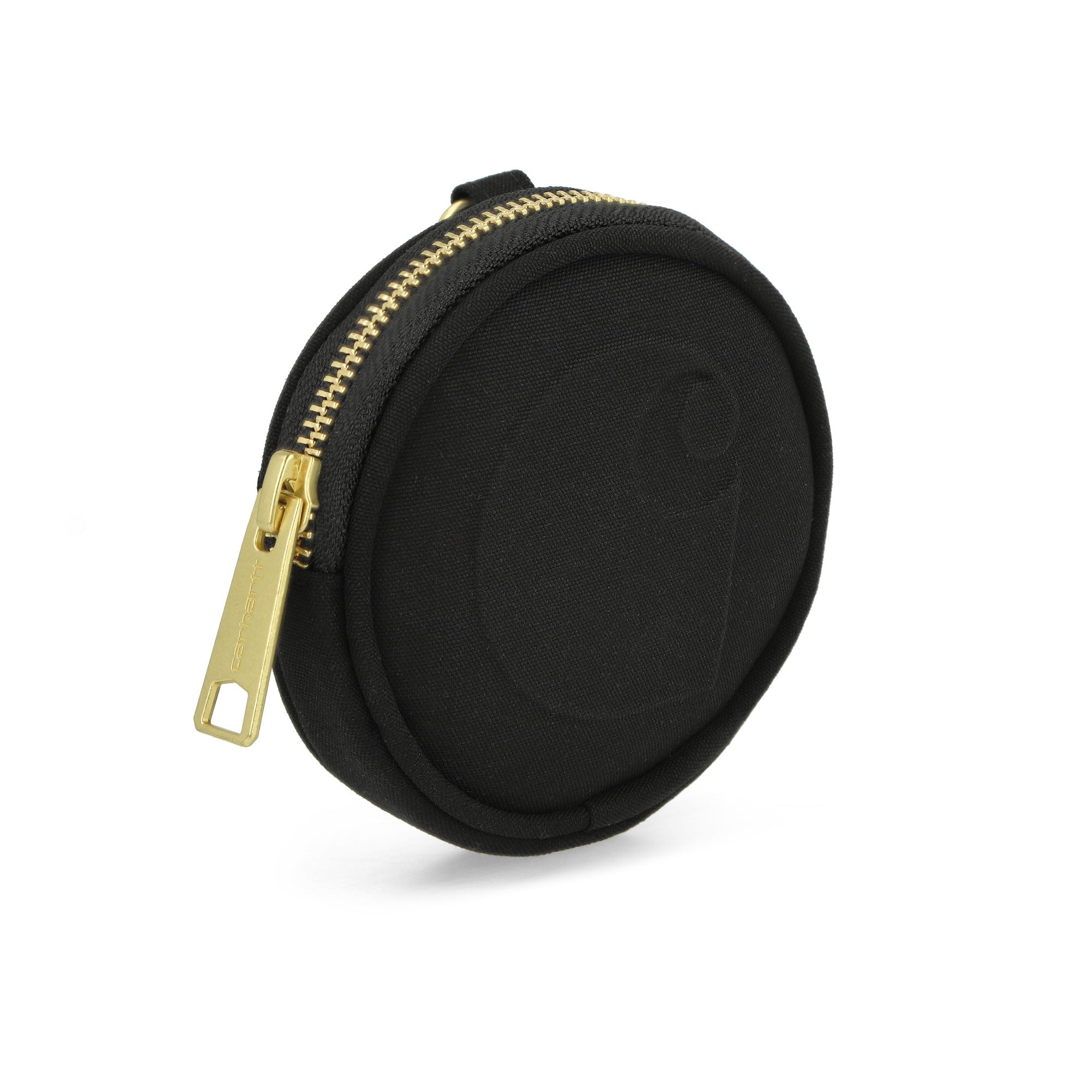 Carhartt WIP Clarton Zip Wallet Black Wallets & Cases Close-up | Overkill