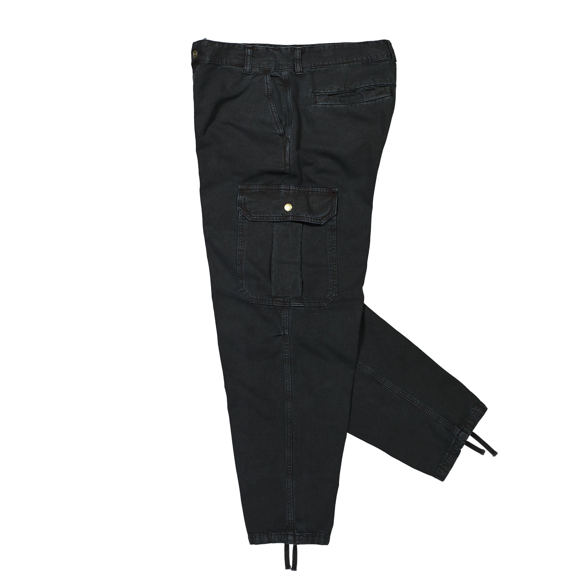 Carhartt WIP Stanton Cargo Pant Black Cargo Pants Close-up | Overkill