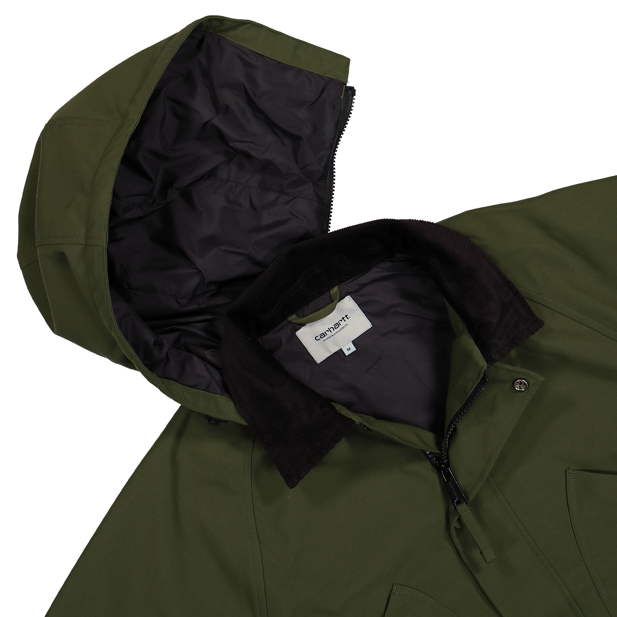 Carhartt WIP Clarton Jacket Office Green / Black Jackets Detailfoto | Overkill