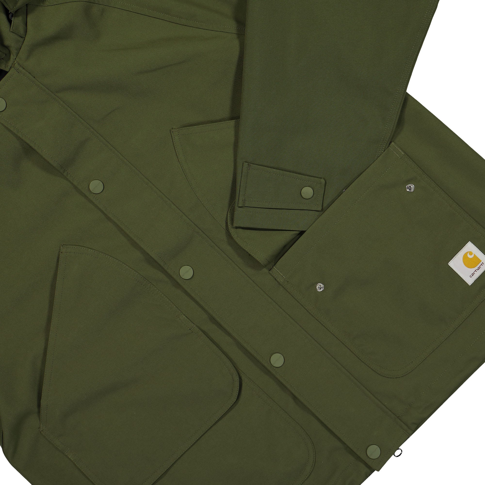 Carhartt WIP Clarton Jacket Office Green / Black Jackets Detail view 1 | Overkill