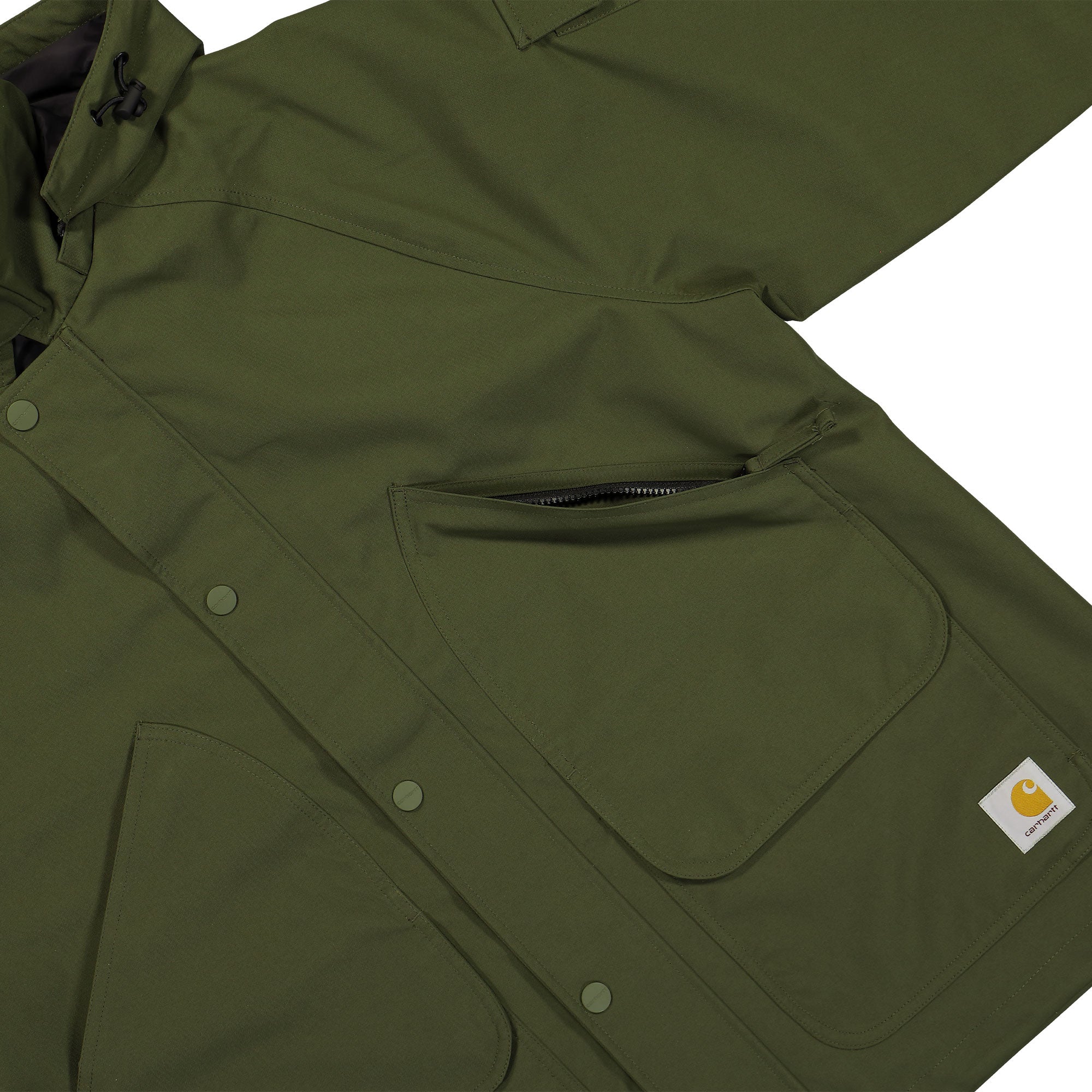Carhartt WIP Clarton Jacket Office Green / Black Jackets Detail view 2 | Overkill