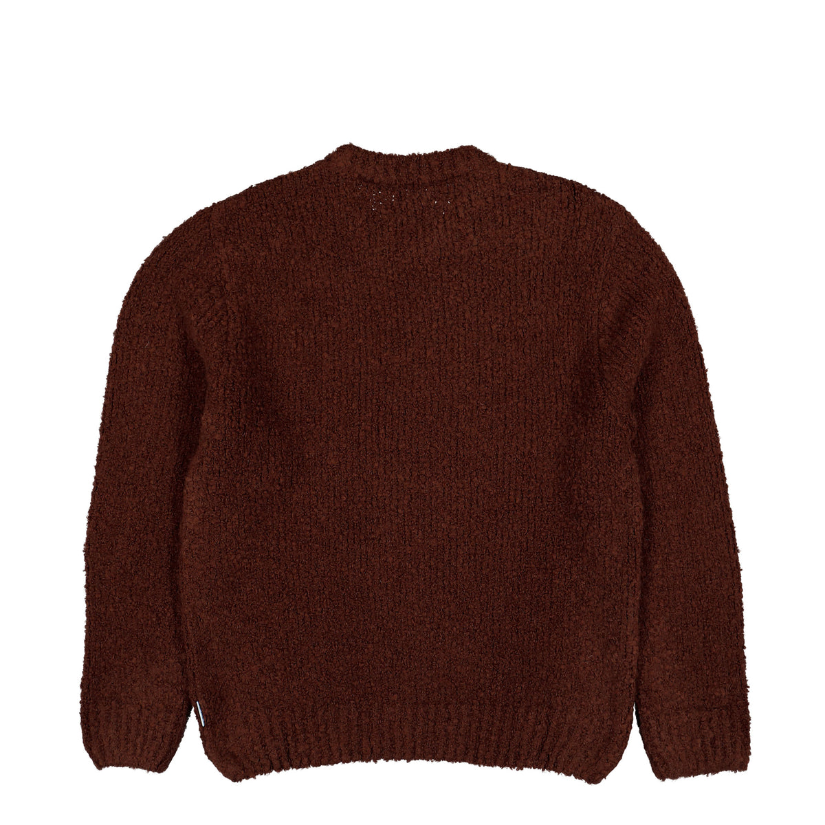 Edwin Dun Textured Sweater Rum Raisin Sweatshirt I034134.31K.67.03 Close-up | Overkill