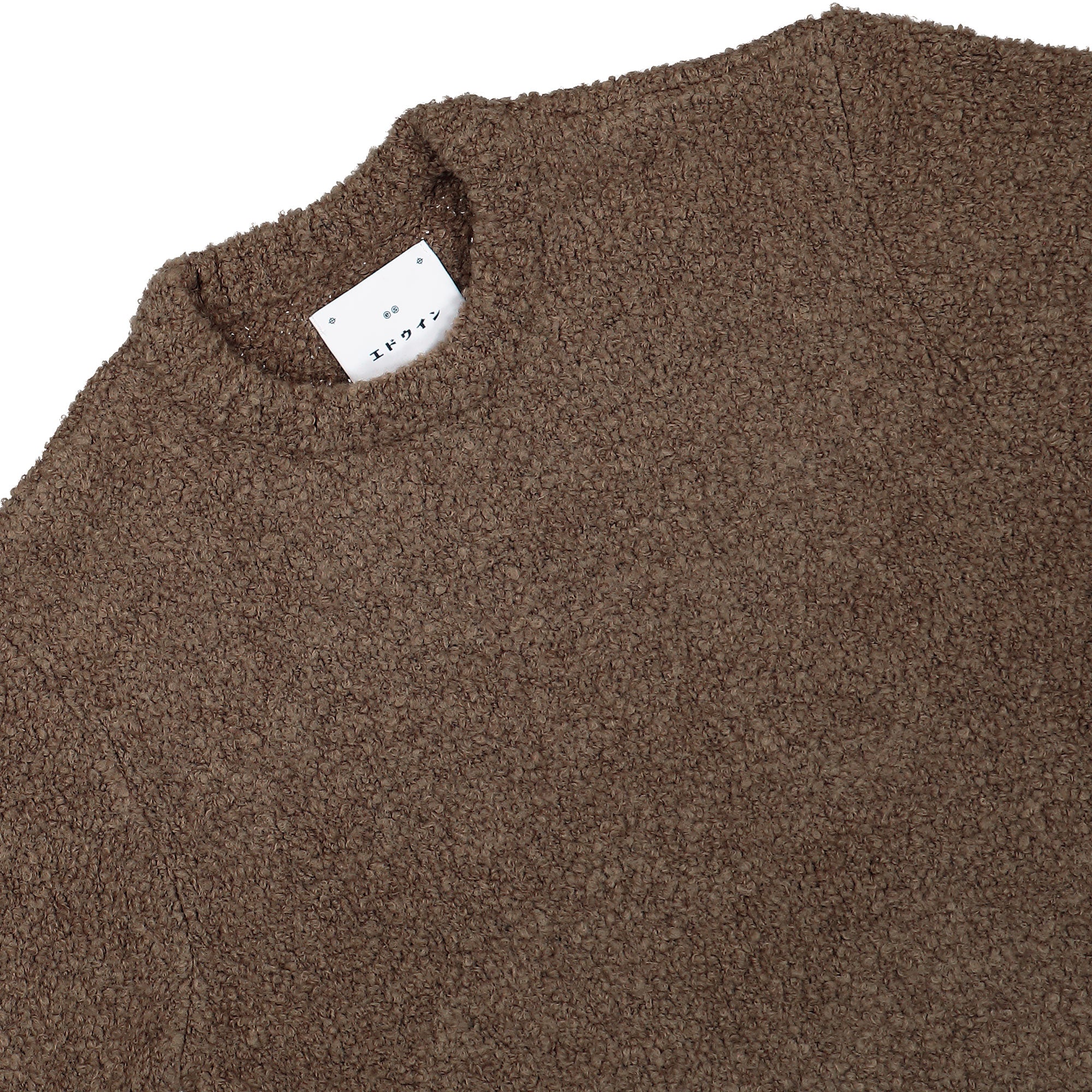 Edwin Dun Textured Sweater Taupe Sweatshirts I034134.3FC.67.03 Detailfoto | Overkill
