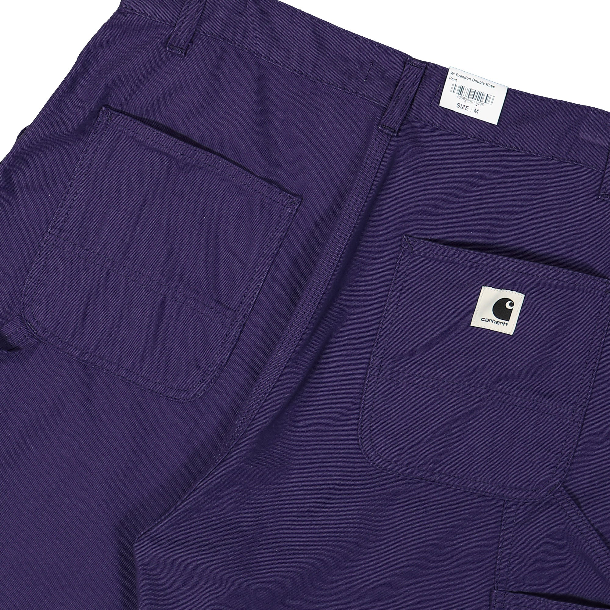 Carhartt WIP W Brandon Double Knee Pant Aura Rinsed Jeans Detail view 1 | Overkill