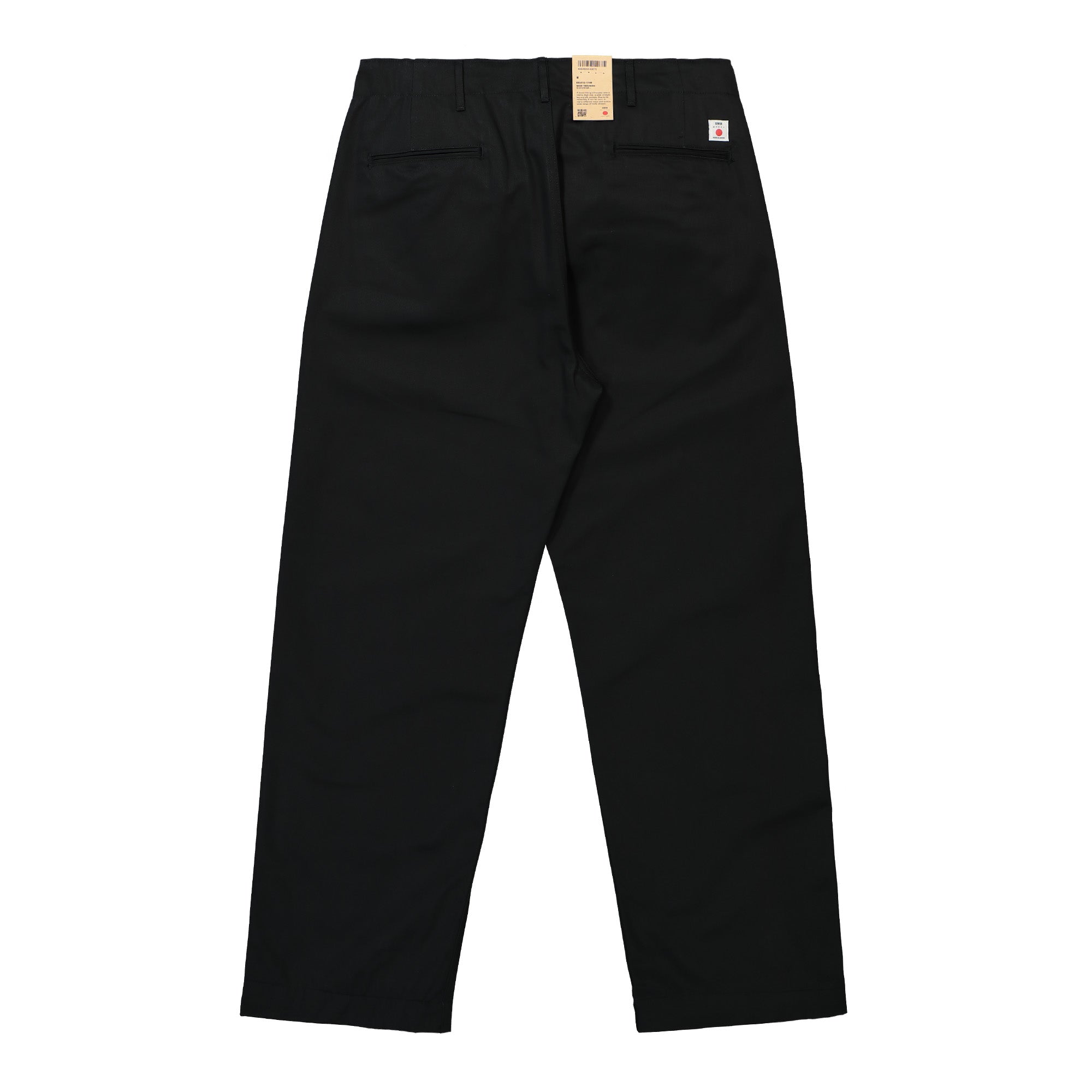 Edwin Wide Trousers Black unwashed Casual Pants Material | Overkill