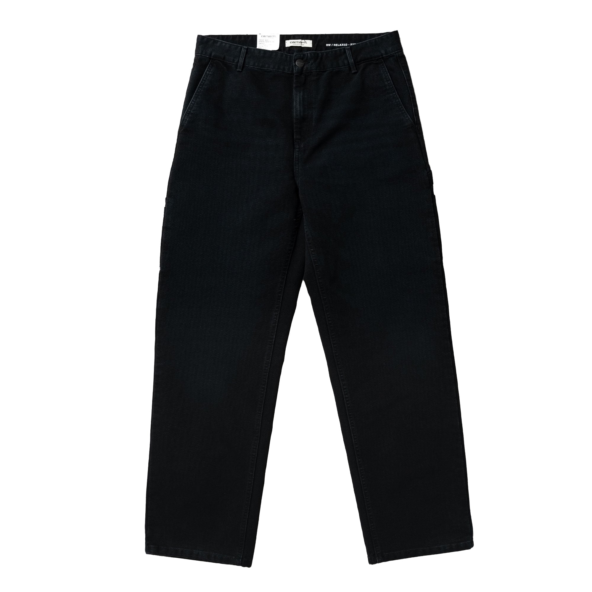 Carhartt WIP W Pierce Pant Straight Black / Stone Canvas Jeans I034323.89.4O.00 | Overkill