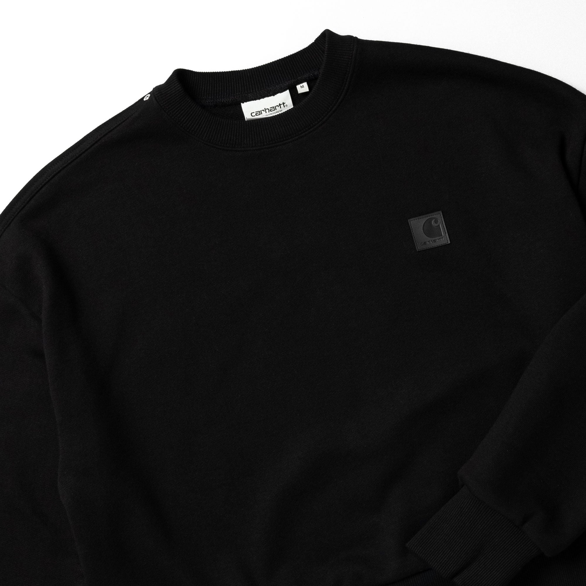 Carhartt WIP W Eldon Sweat Black Sweatshirts Close-up | Overkill