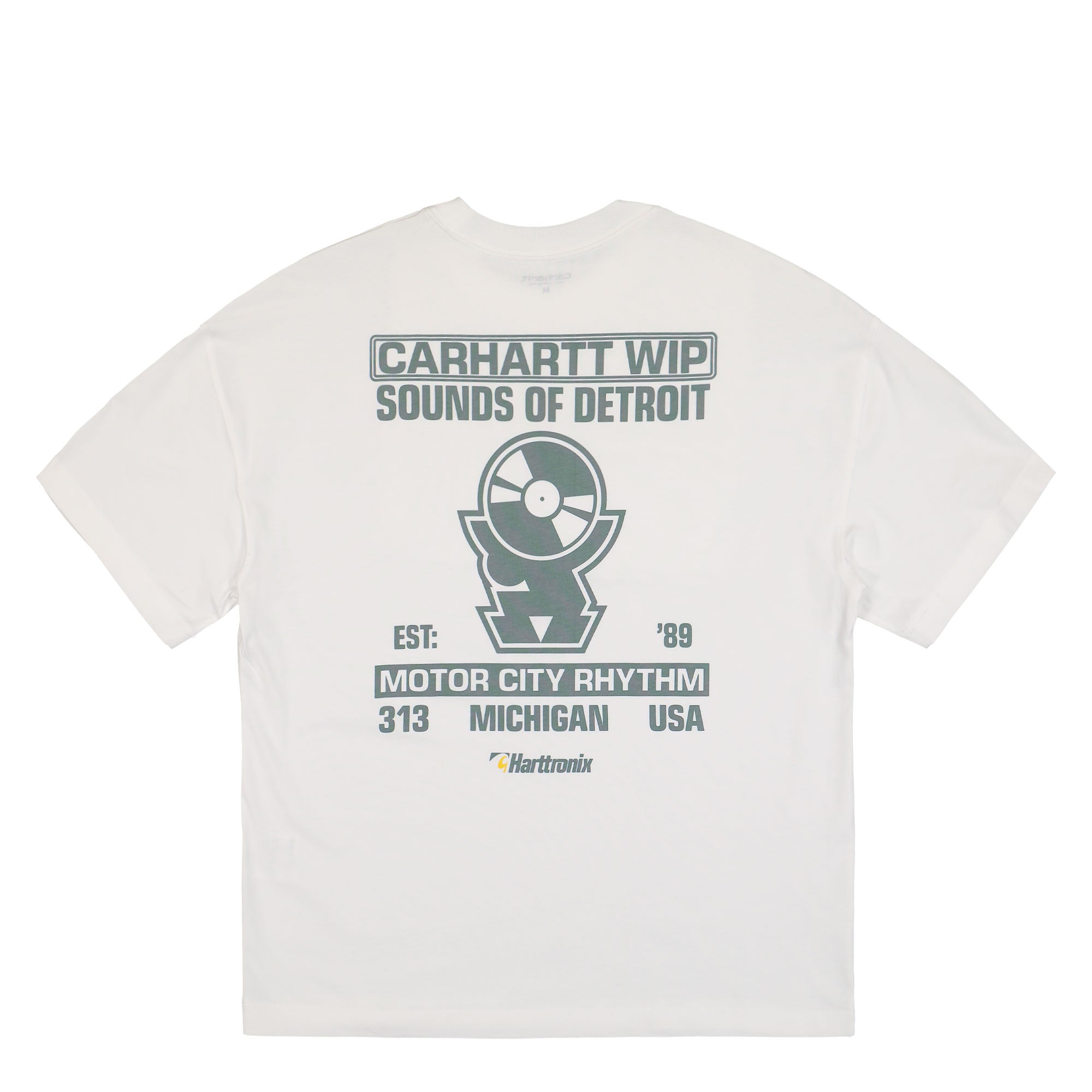 Carhartt WIP S/S Harttronix T-Shirt White T-Shirts Close-up | Overkill