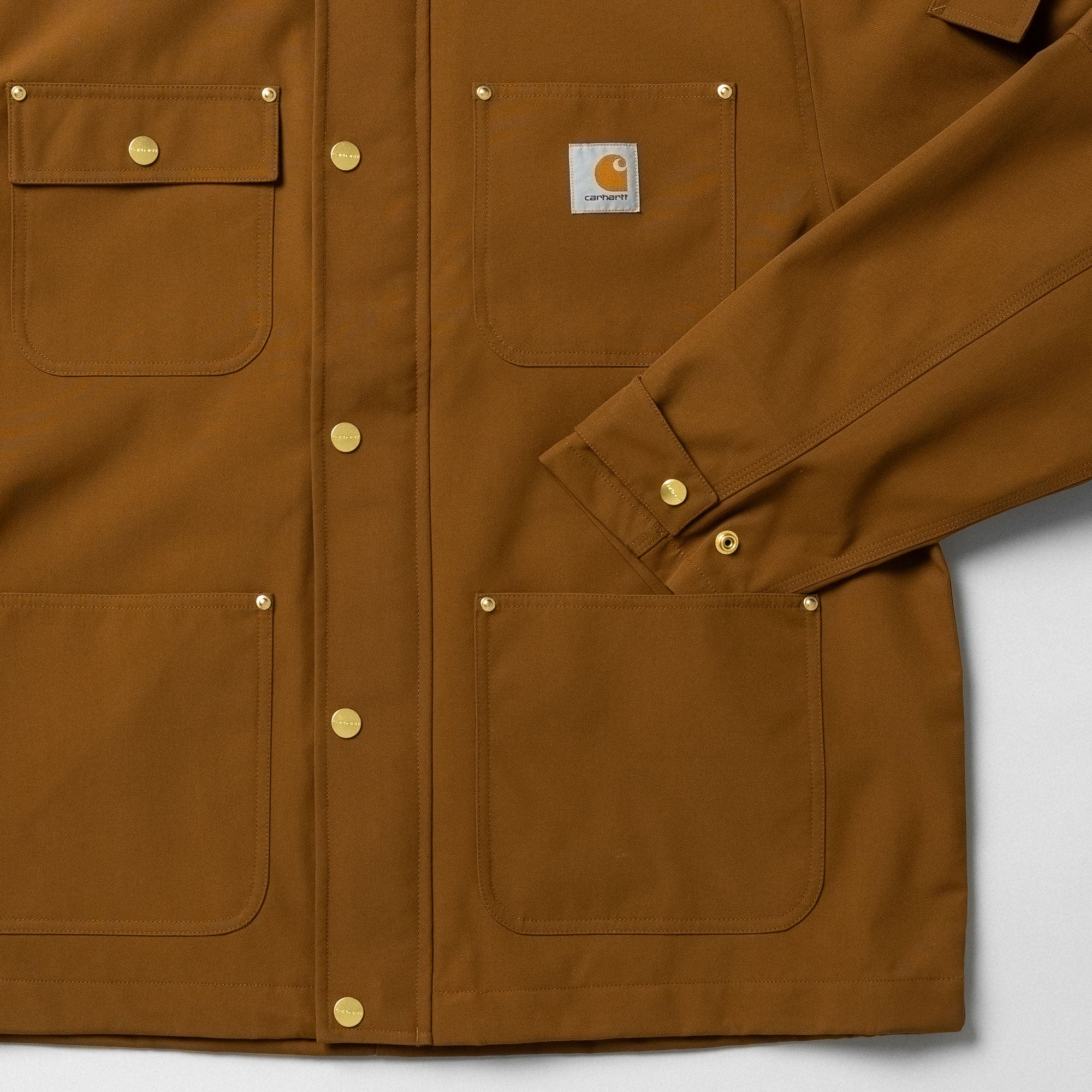 Carhartt WIP Clapton Jacket Hamilton Brown / Tobacco Jackets Detail view 3 | Overkill
