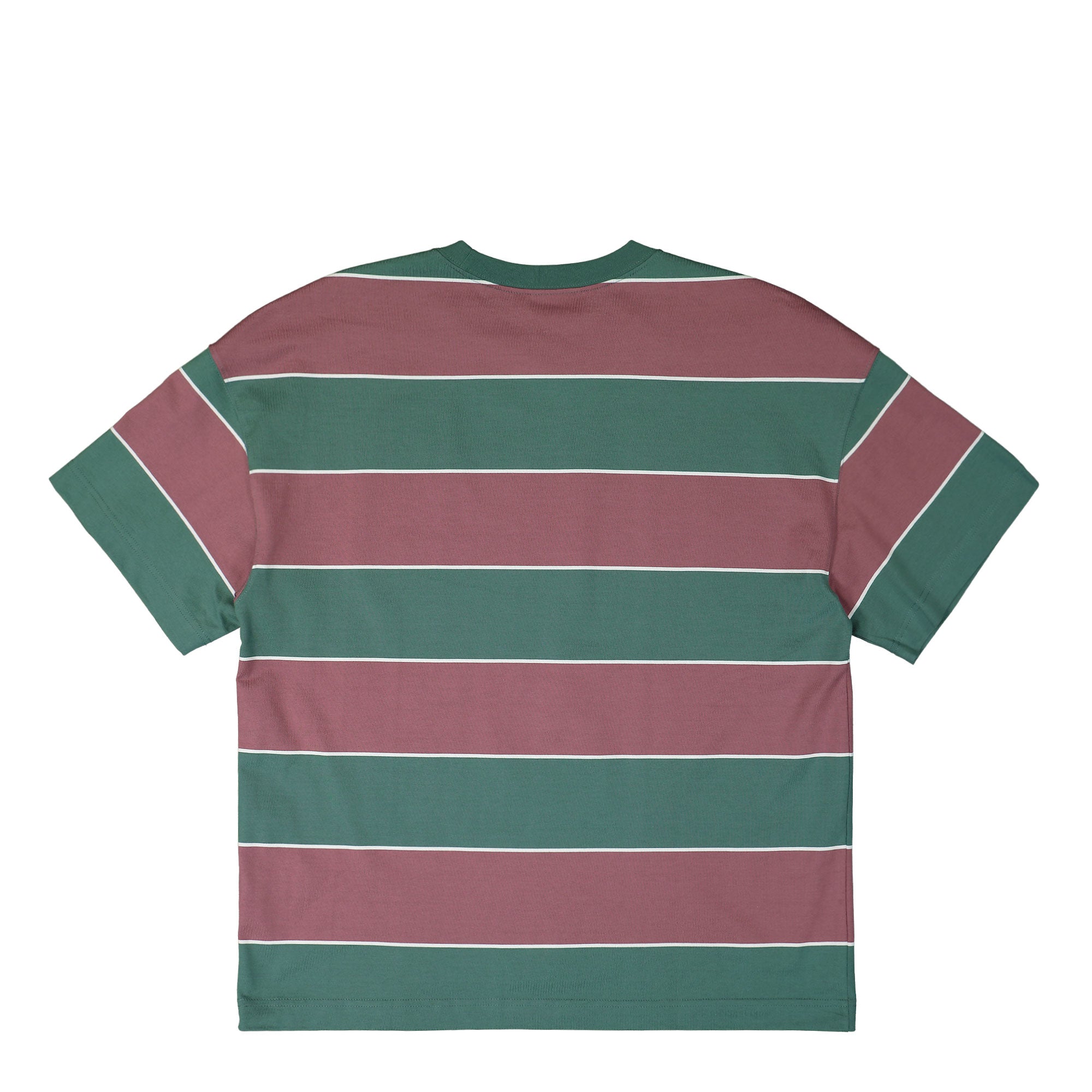 Carhartt WIP S/S Quinby T-Shirt Quinby Stripe / Silver Pine T-Shirts Material | Overkill