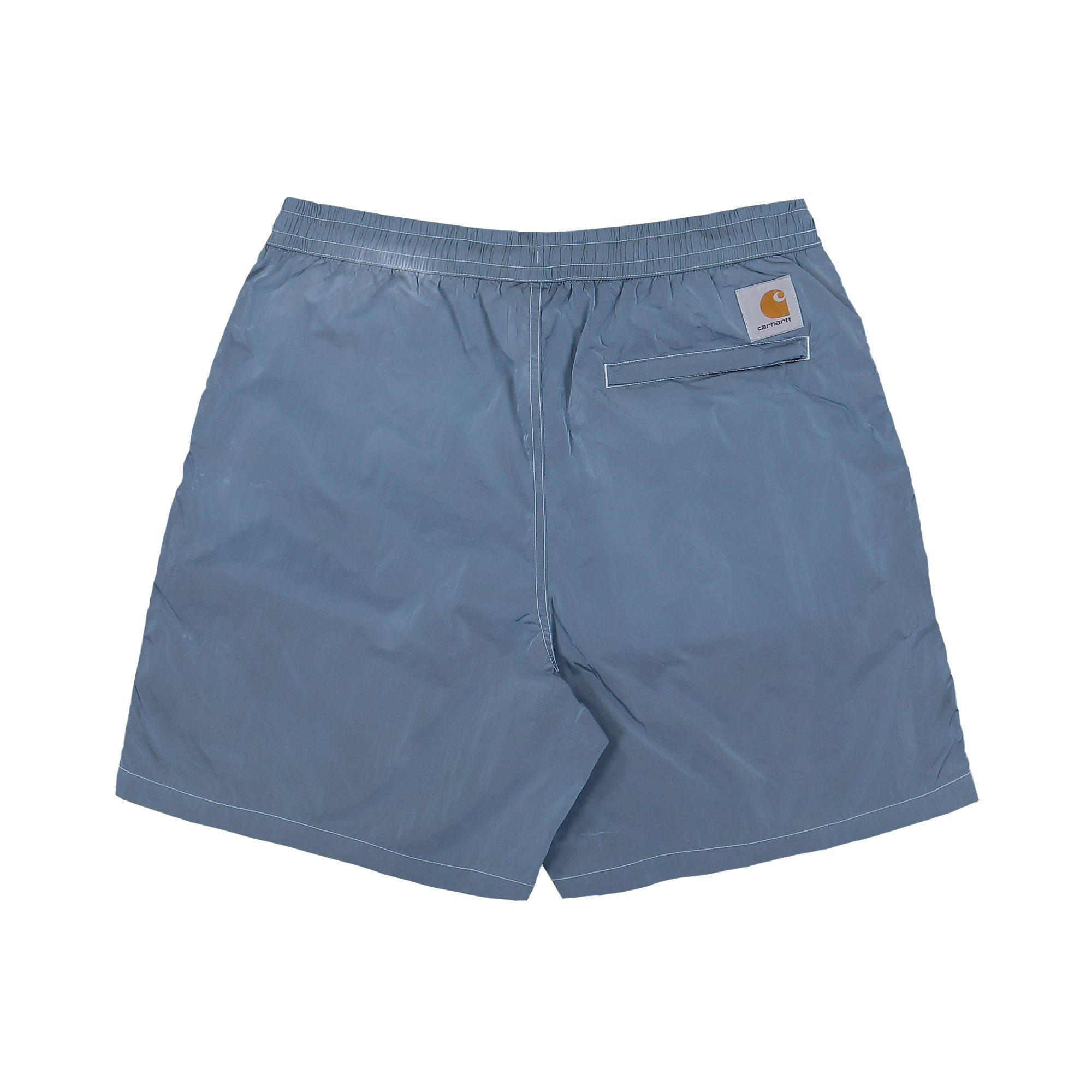 Carhartt WIP Canby Swim Trunks Clay Blue / White Swimwear I034570.2FD.XX.03 Close-up | Overkill