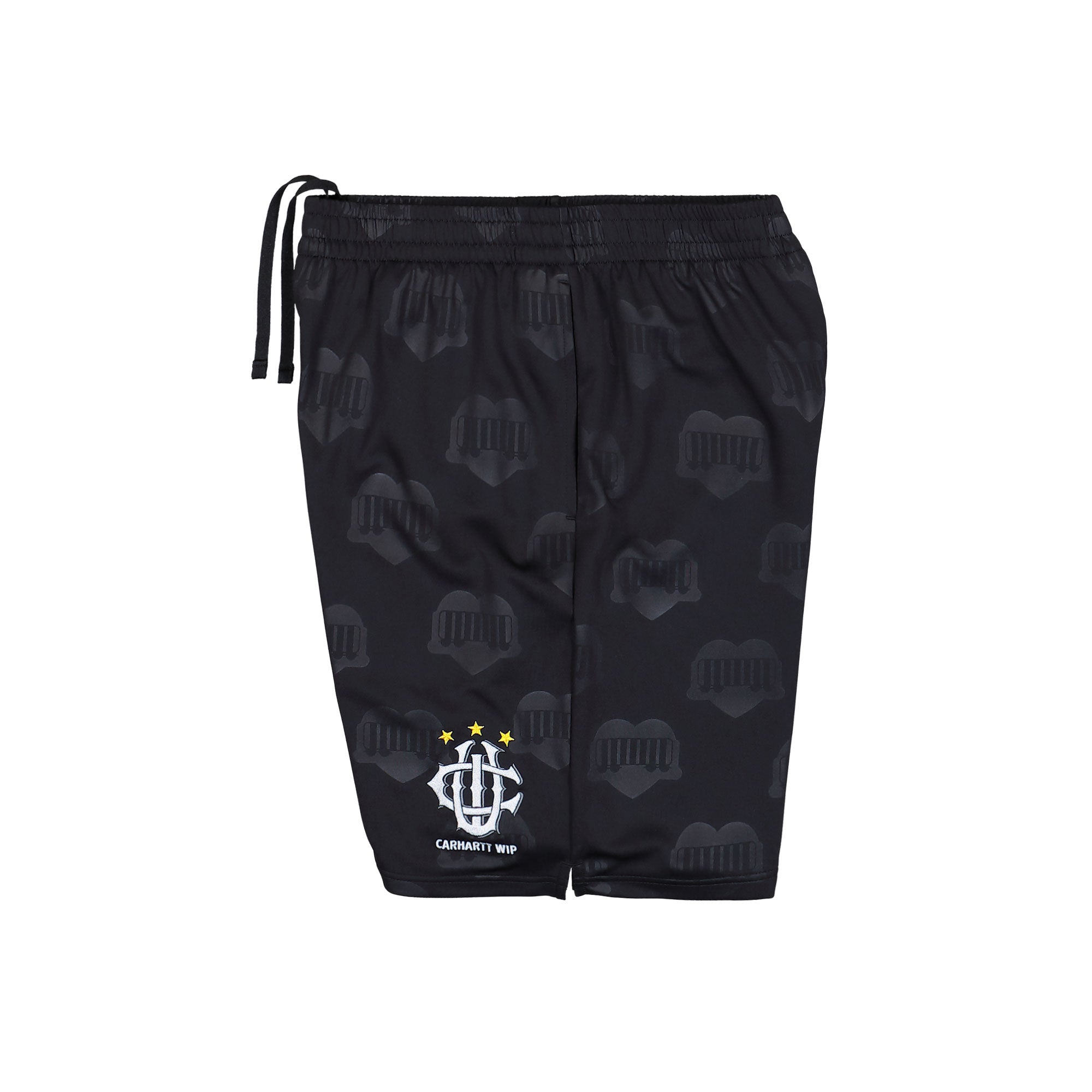 Carhartt Hartts Football Short Heart Train Jacquard / Black Shorts I034623.2UF.XX.03 Detailfoto | Overkill