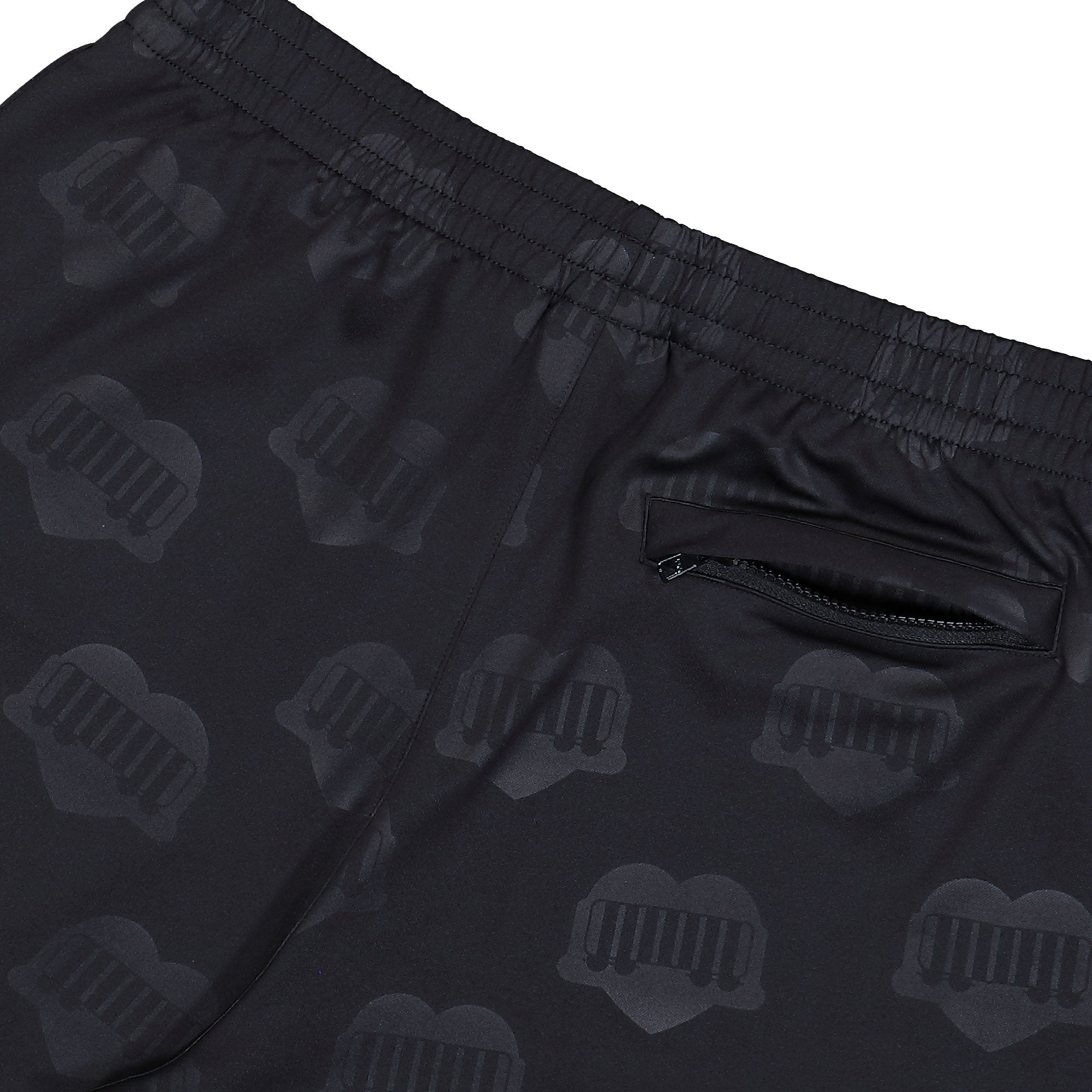 Carhartt Hartts Football Short Heart Train Jacquard / Black Shorts I034623.2UF.XX.03 Detail View 2 | Overkill