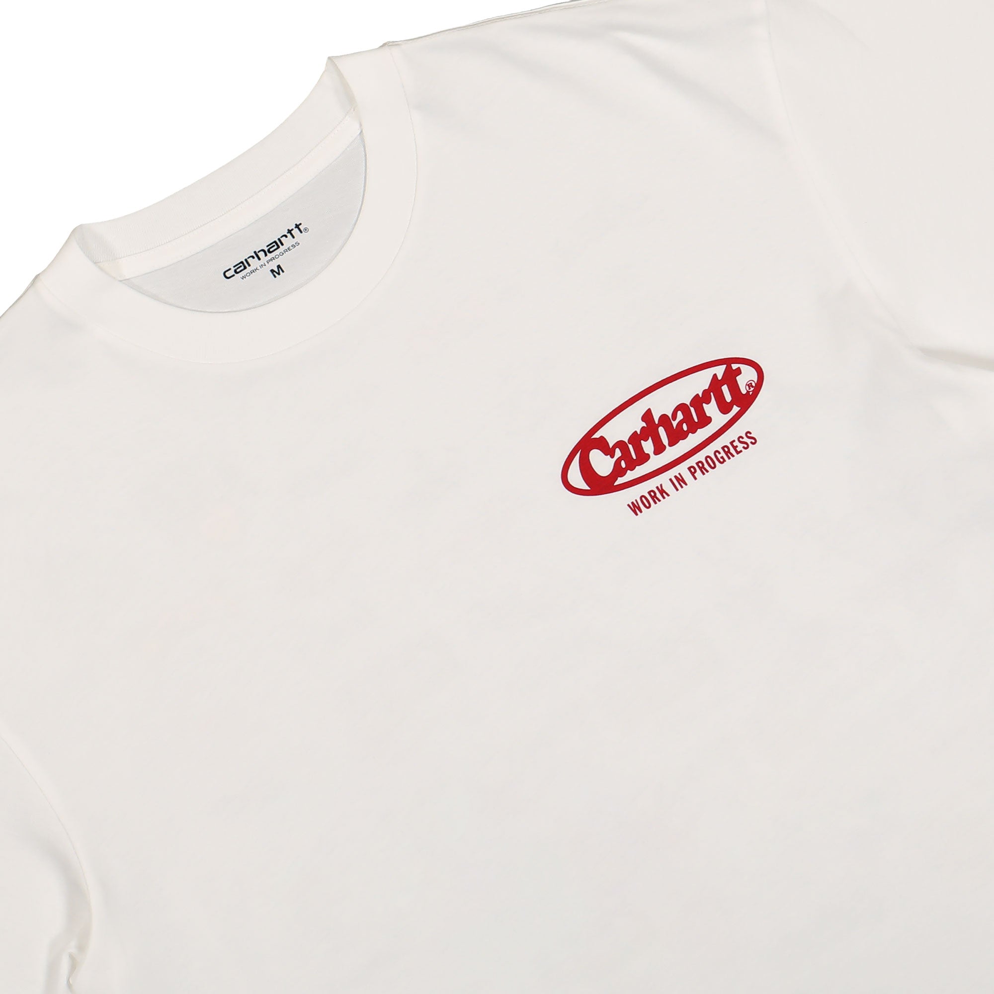 Carhartt WIP S/S Logo T-Shirt White T-Shirts Material | Overkill