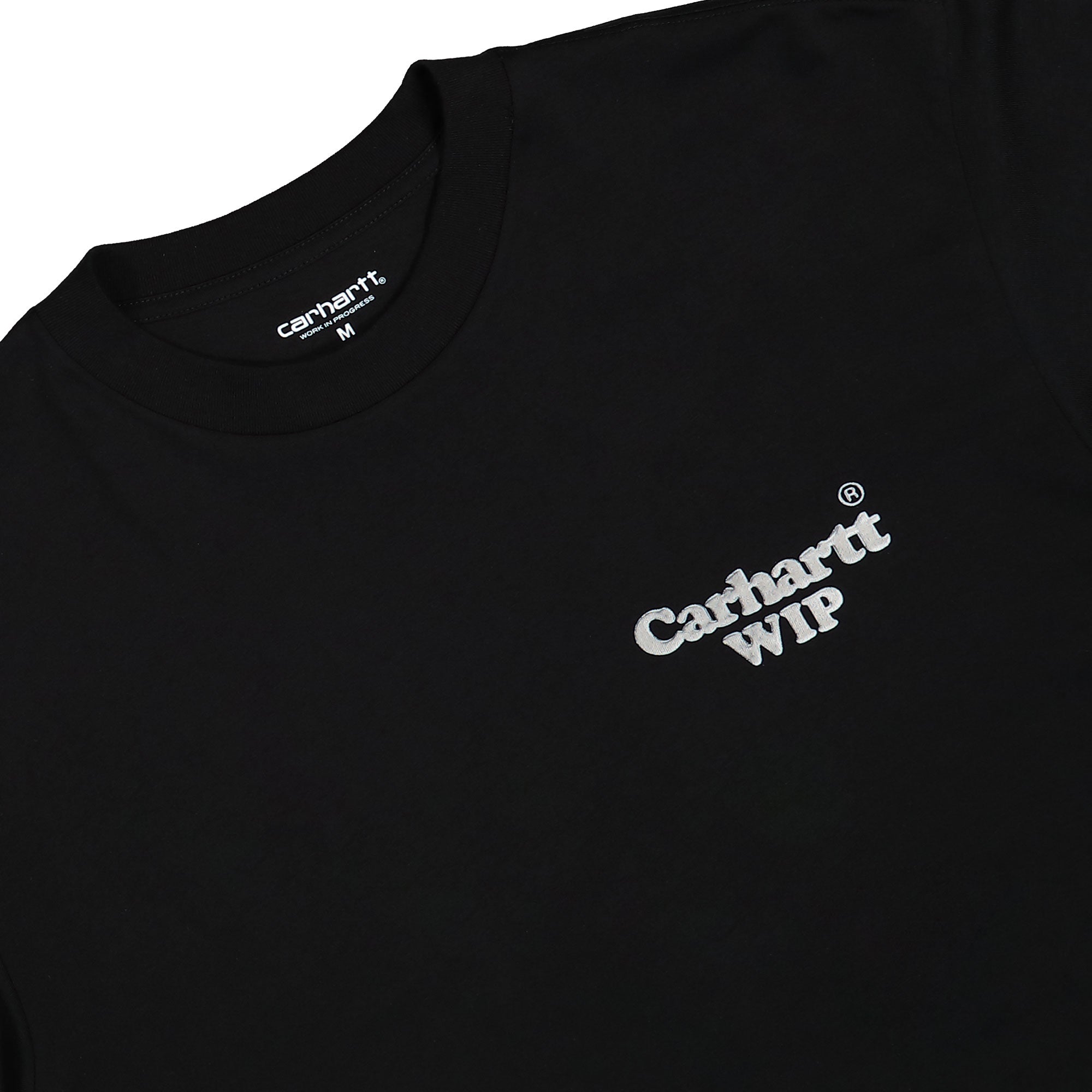 Carhartt WIP W S/S Hartt Chain T-Shirt Black T-Shirts Material | Overkill