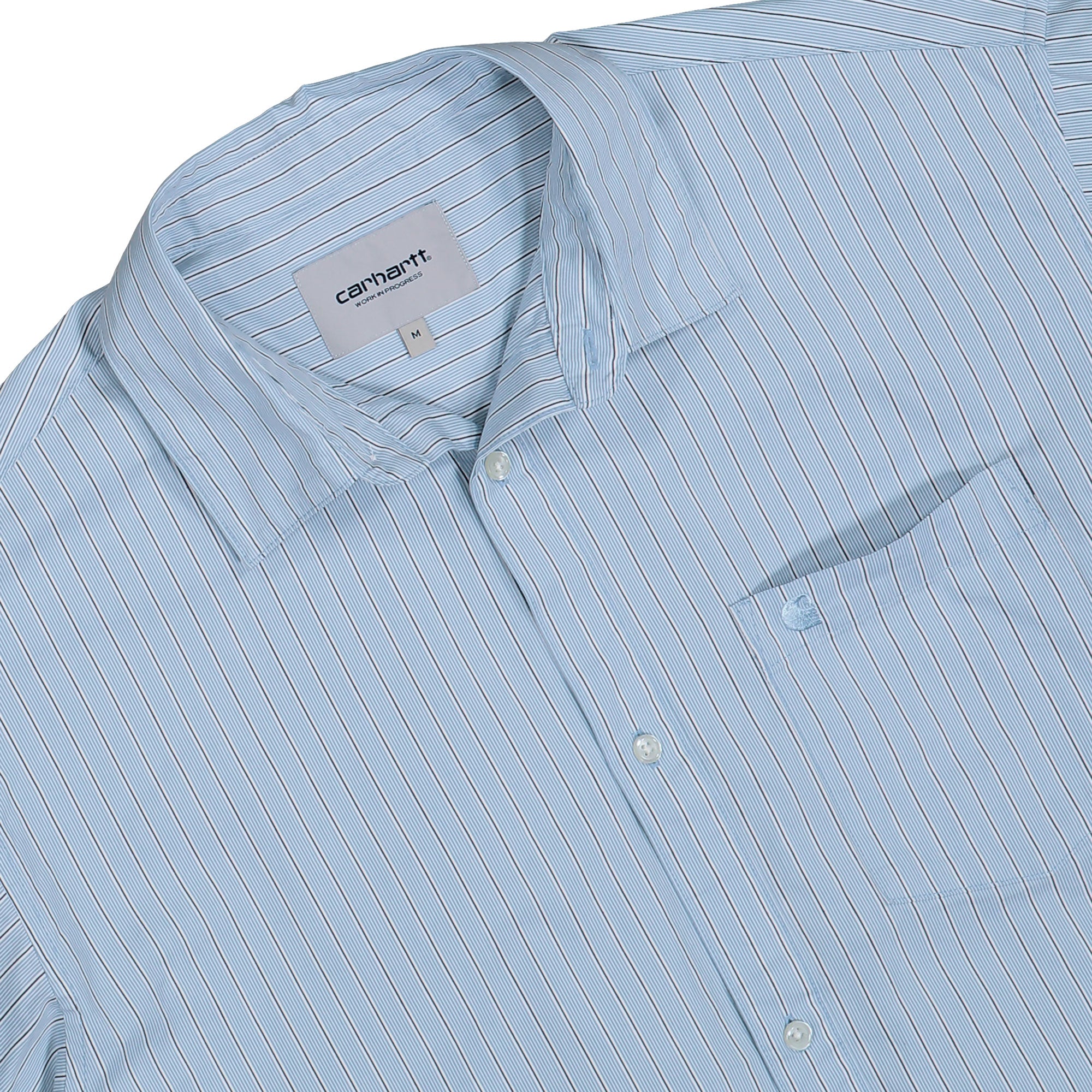 Carhartt WIP L/S Notus Shirt Bova Stripes, Bluebird Shirts I034697.2RB.XX.03 Detailfoto | Overkill