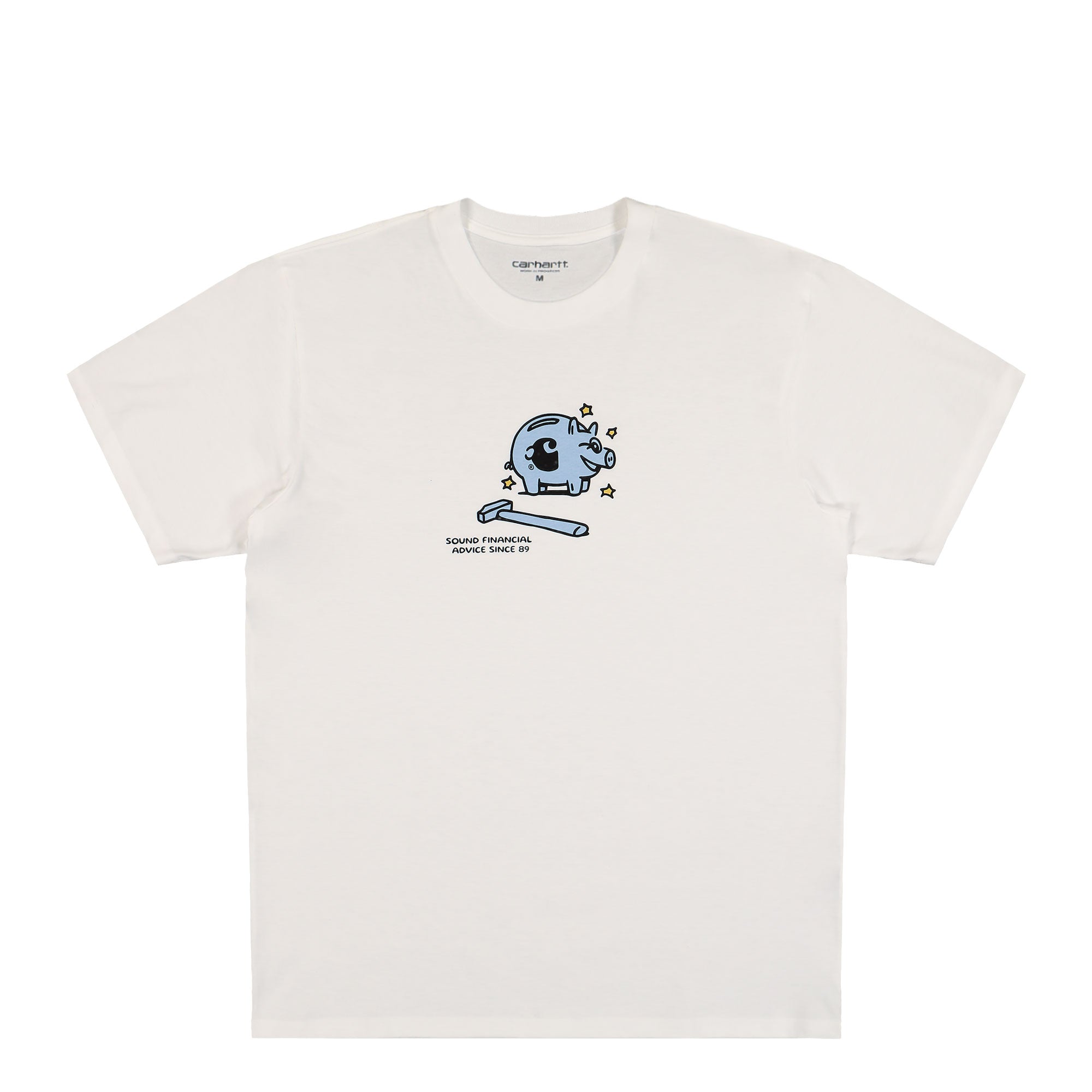 Carhartt WIP S/S Piggybank T-Shirt White T-Shirts I034776.02.XX.03 | Overkill