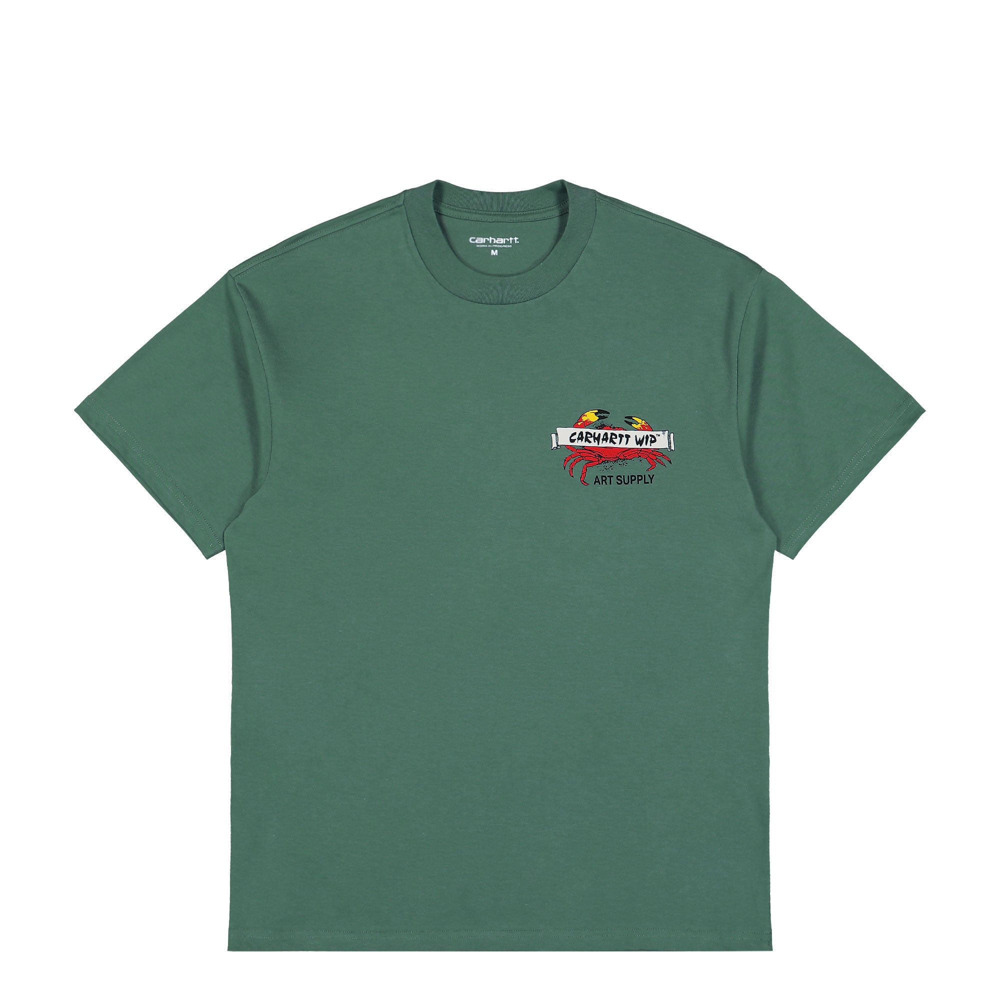 Carhartt WIP S/S Crab Paint T-Shirt Silver Pine T-Shirts I034778.2M2.XX.03 | Overkill