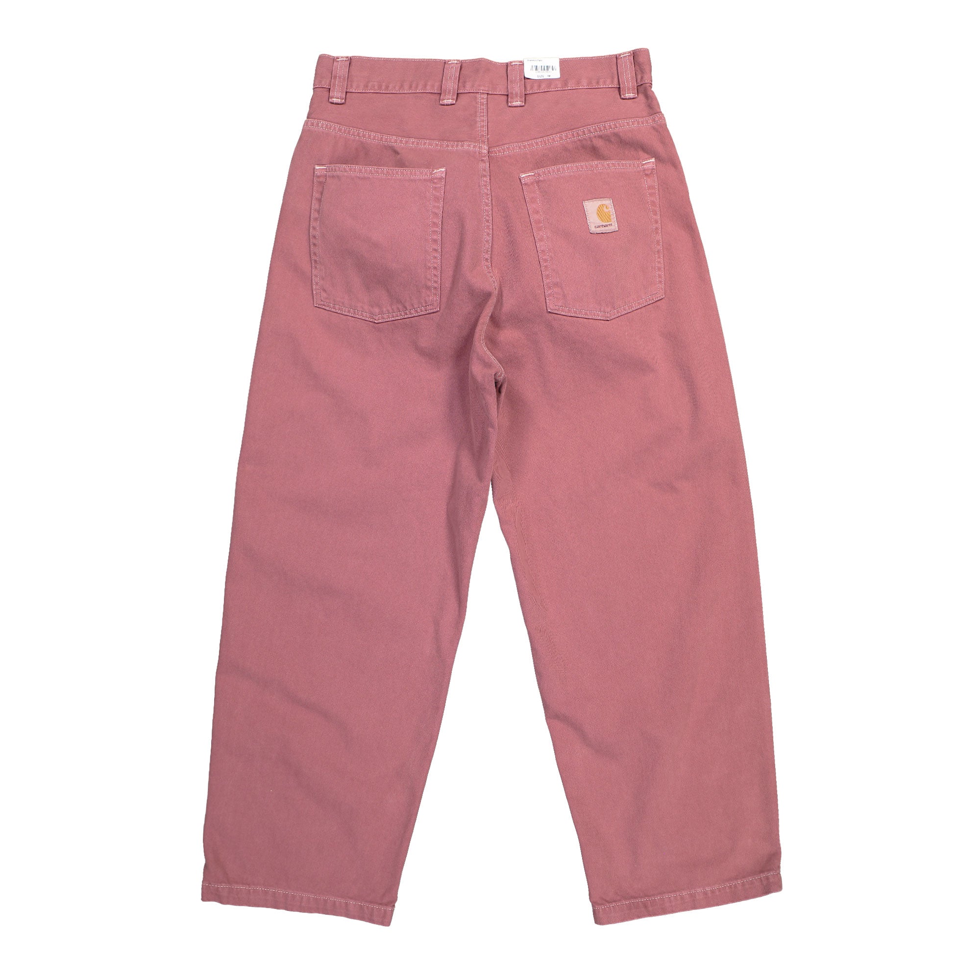 Carhartt WIP Brandon Pant Dusky Pink Stone Dyed Jeans Material | Overkill
