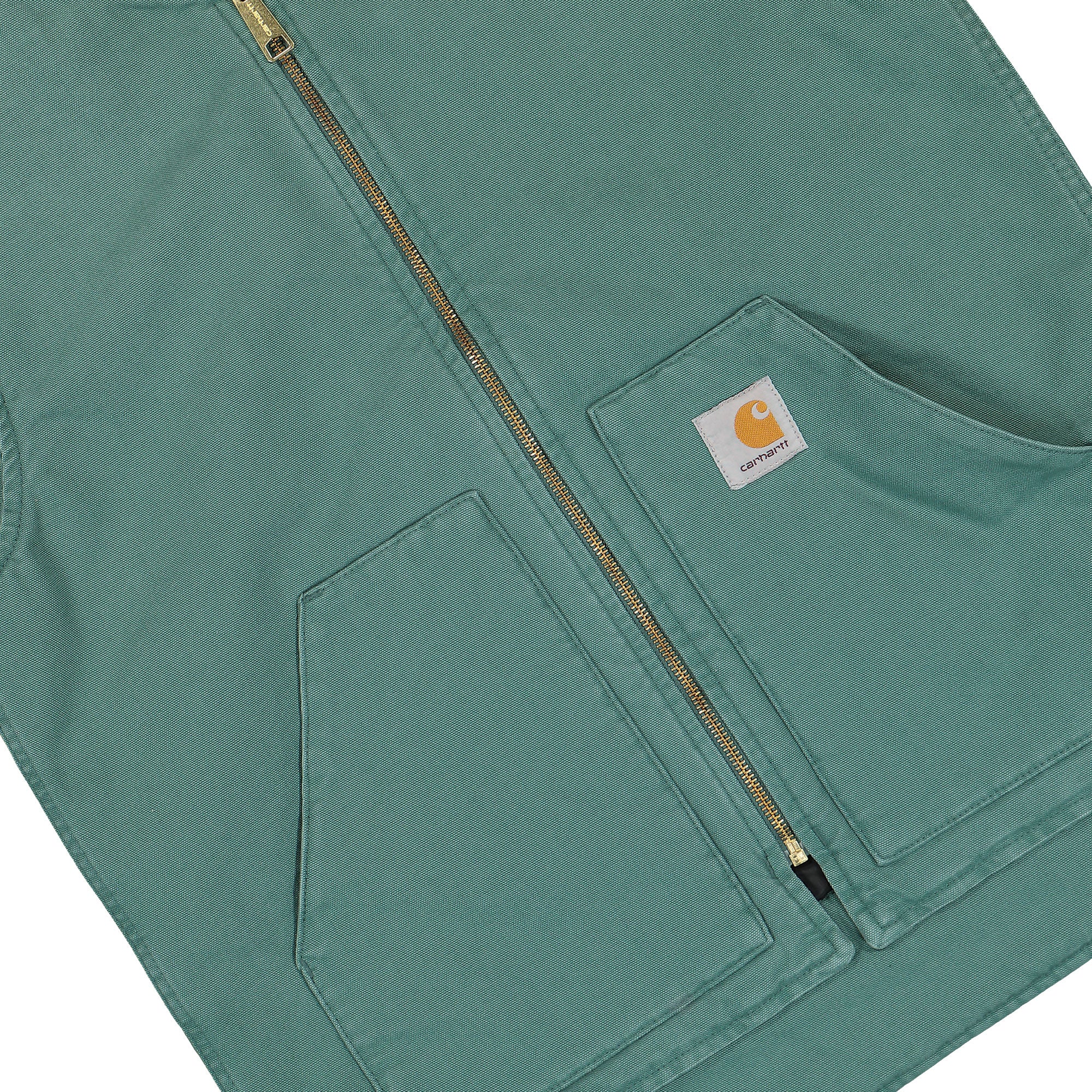 Carhartt WIP Classic Vest Silver Pine / Stone Canvas Vests Detailfoto | Overkill