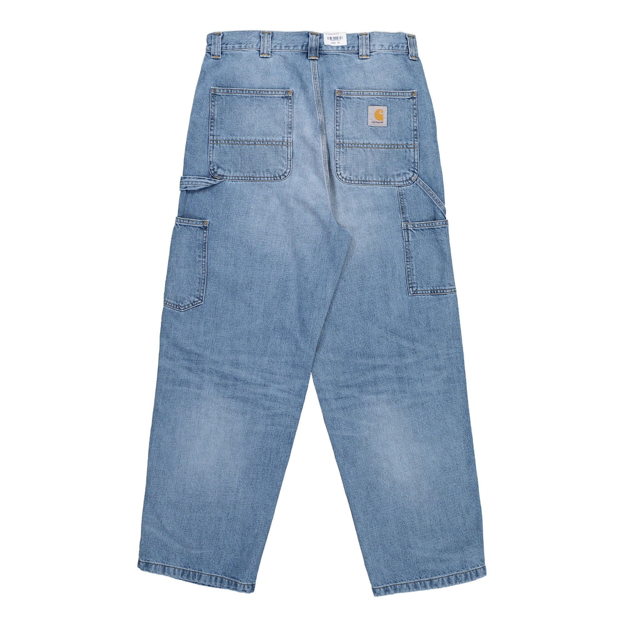 Carhartt OG Single Knee Pant Blue Burst Washed Jeans I034871.01.UR.03 Close-up | Overkill
