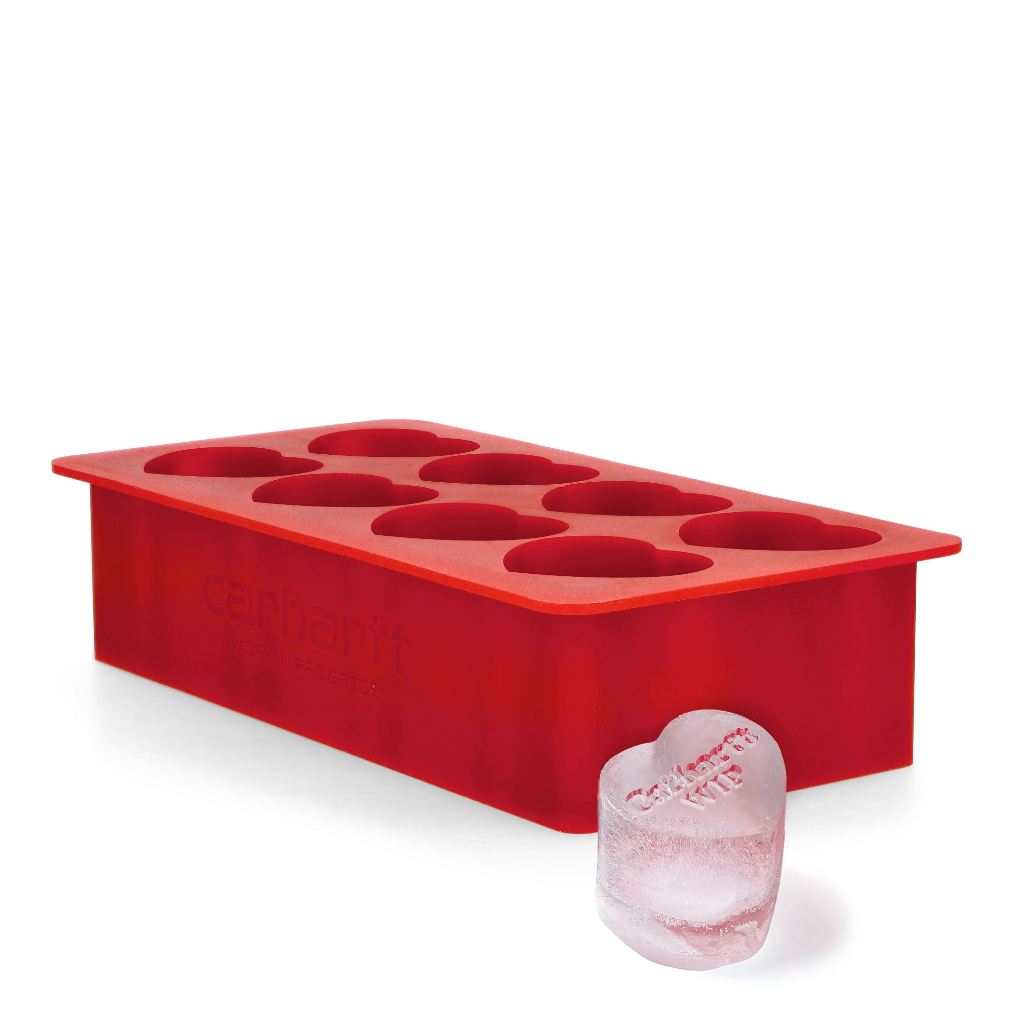 Carhartt WIP Heart Ice Cube Tray Scarlet Other Home Accessories Close-up | Overkill