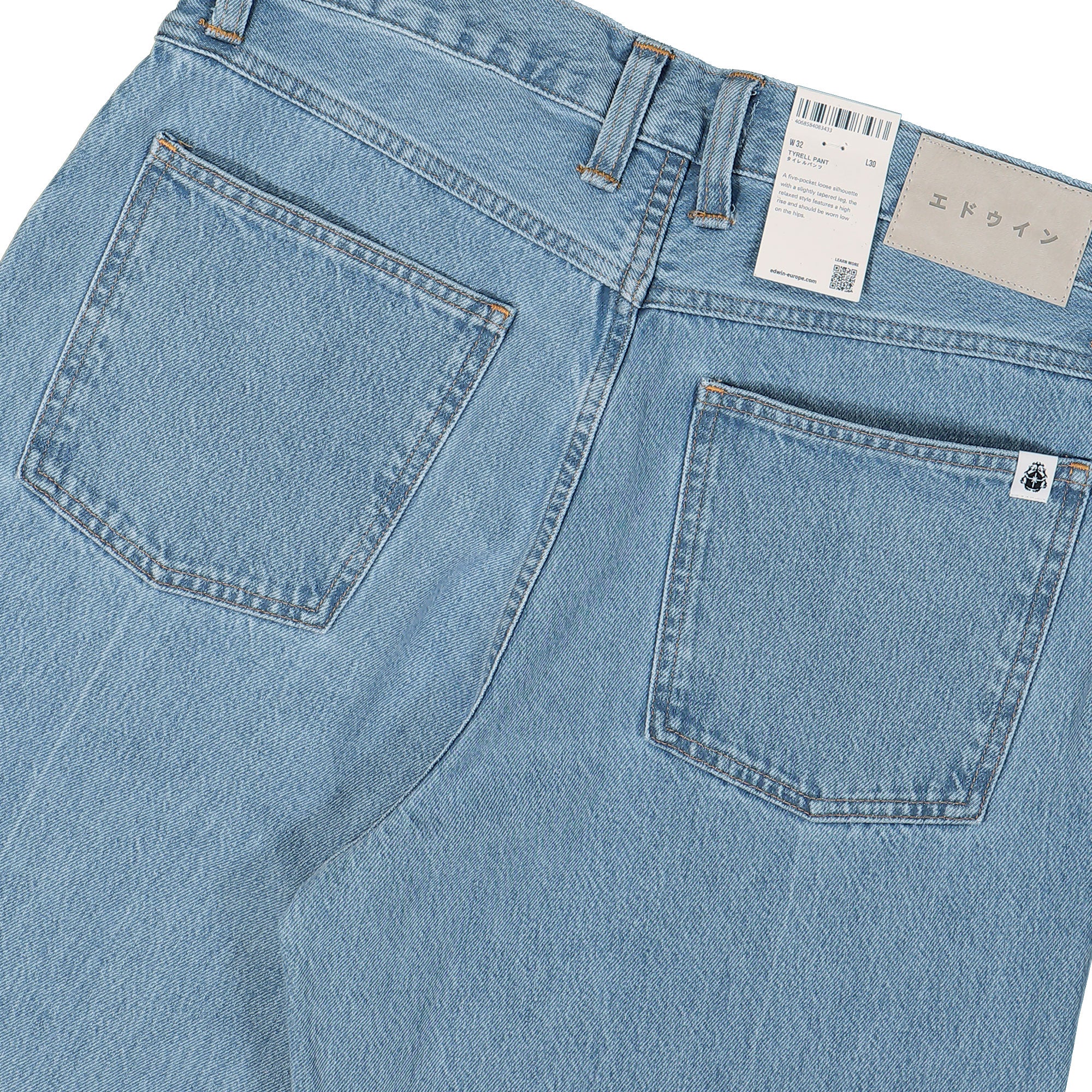 Edwin Tyrell Pant Artic Blue Jeans Detail view 2 | Overkill