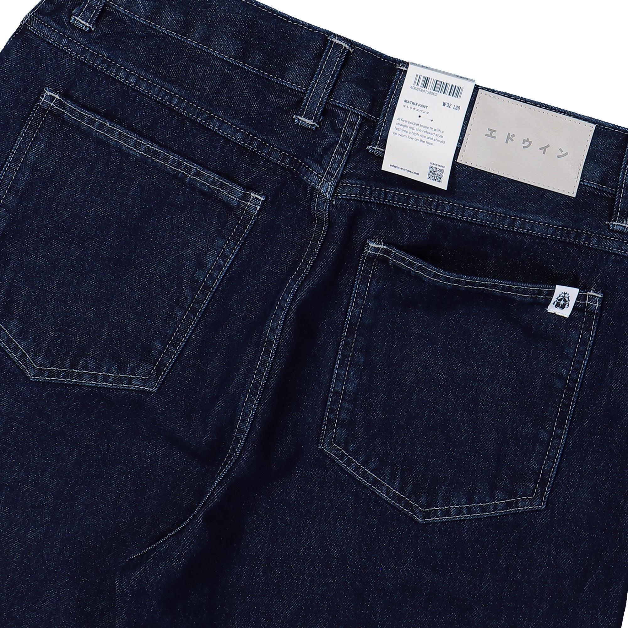 Edwin Matrix Pant Arctic Dark Blue Denim Pant I034927.01.l9.30 Detail View 2 | Overkill