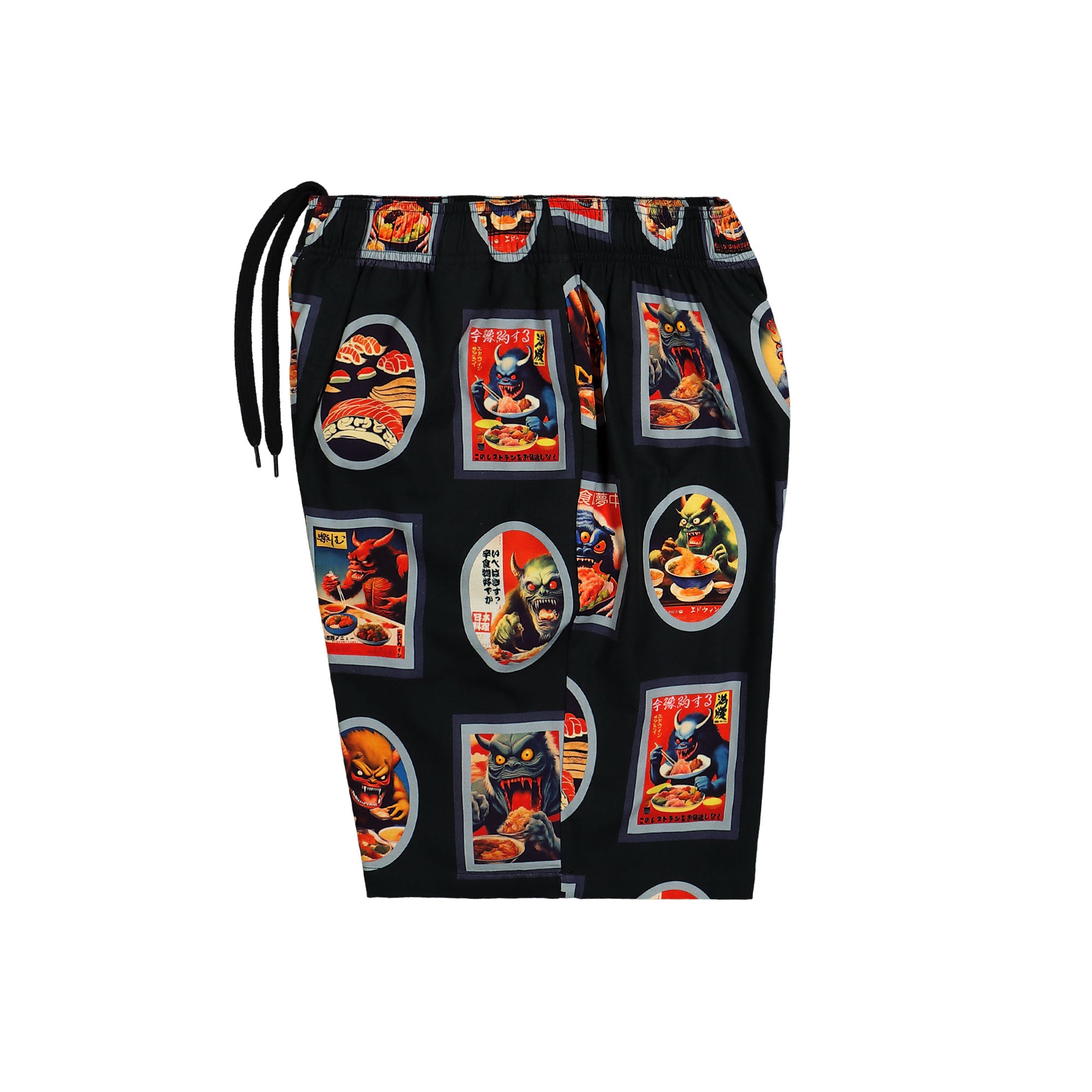 Edwin Hara Hachi Bun Me Short Multicolored Shorts Close-up | Overkill