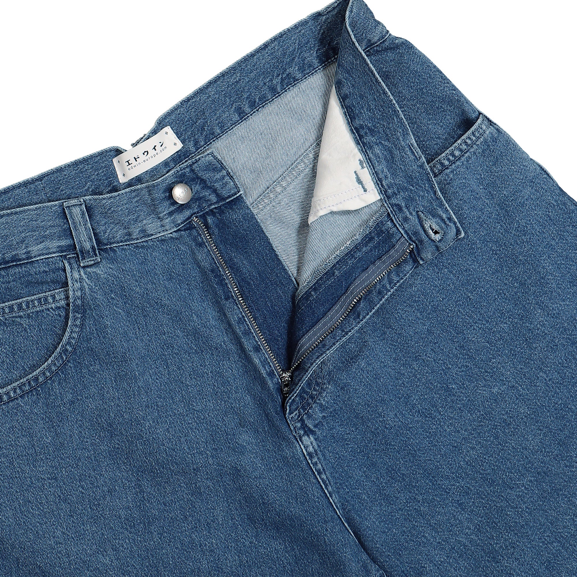 Edwin Worker Short Blue Light Shorts Detailfoto | Overkill