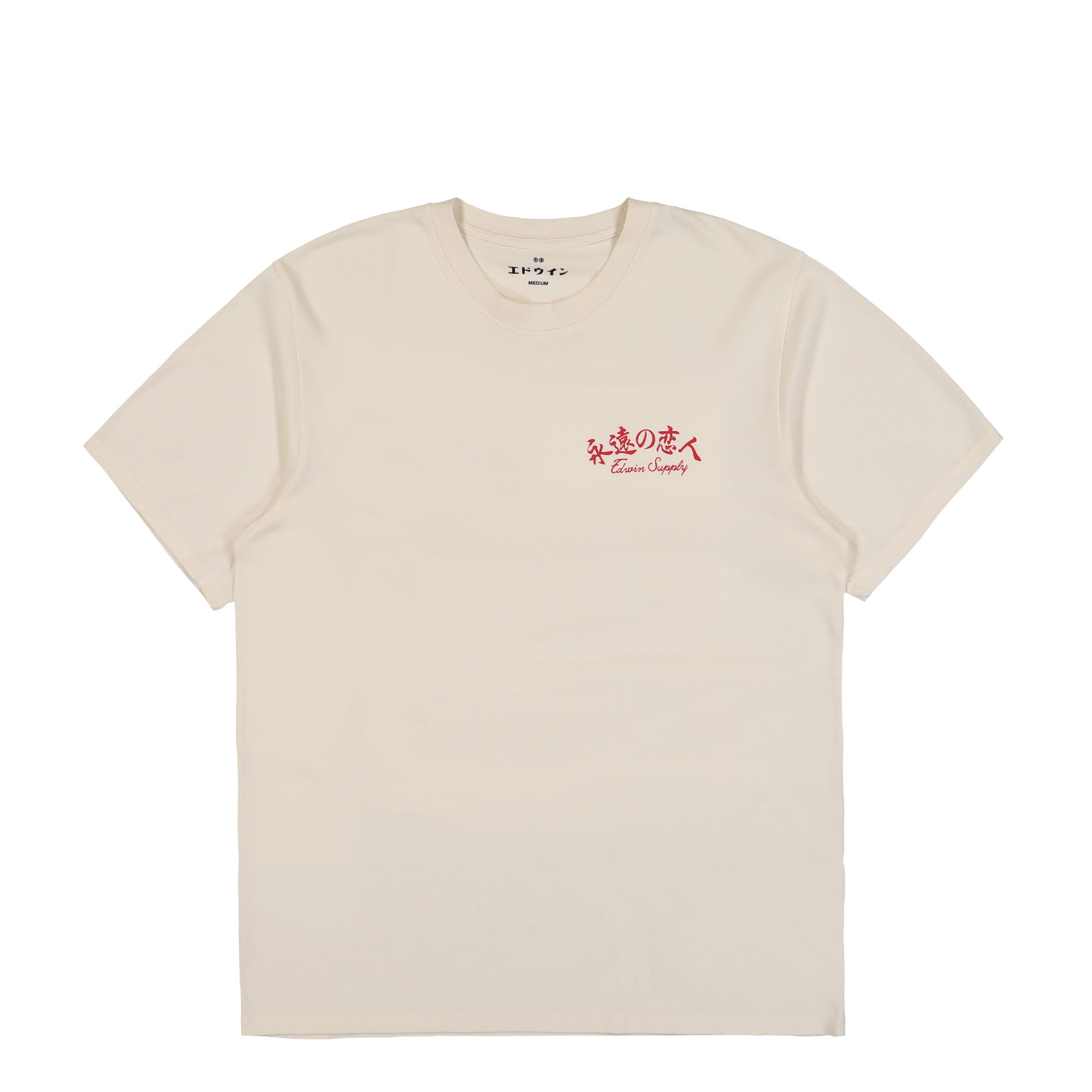 Edwin Forever Lover T-Shirt Whisper White T-Shirts I035008.WHW.67.03 | Overkill