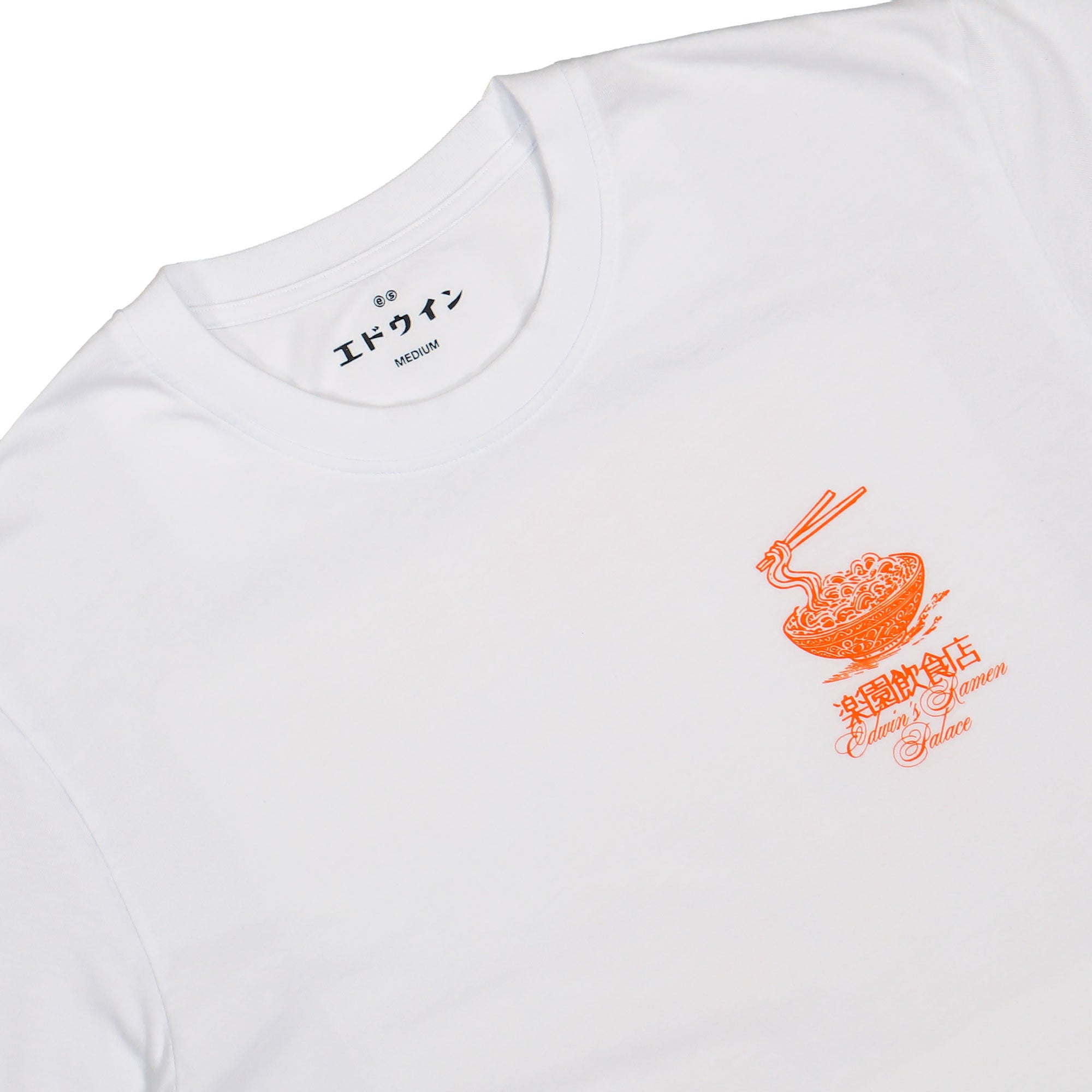 Edwin Ramen Palace T-Shirt White T-Shirts Material | Overkill