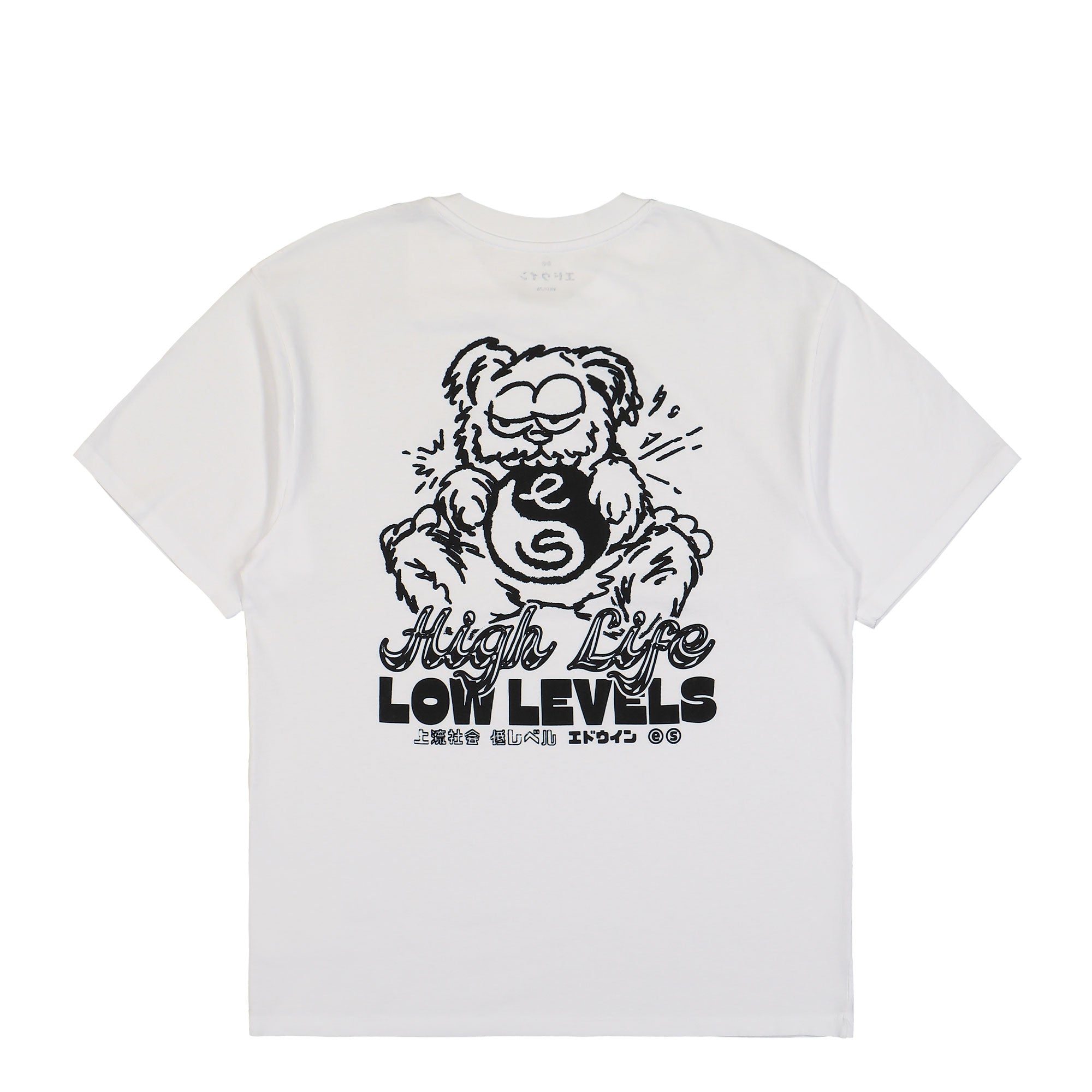 Edwin High Bear T-Shirt White T-Shirts Close-up | Overkill