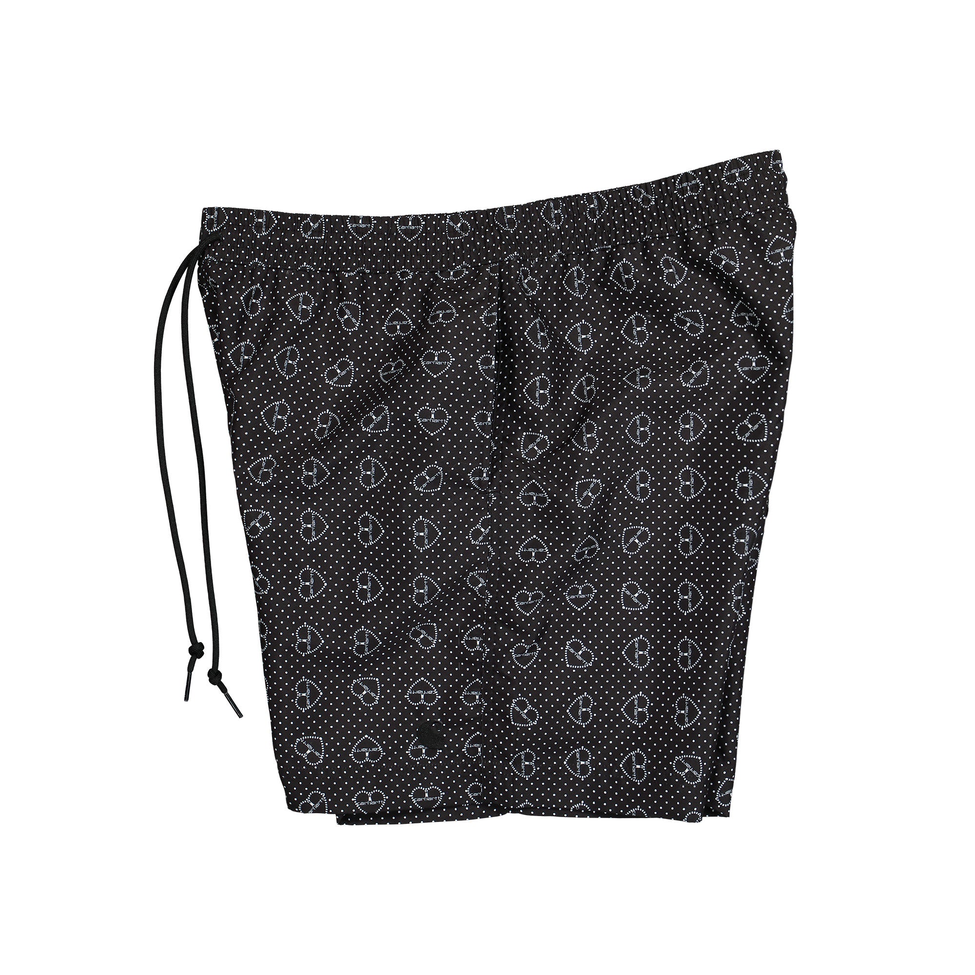 Carhartt WIP Slater Swim Trunks Furoshiki Print / Black Swimwear Close-up | Overkill