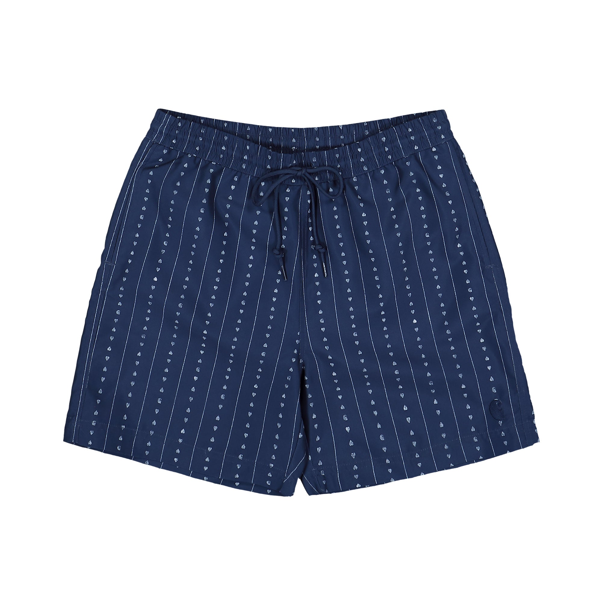 Carhartt WIP Slater Swim Trunks Heart C Pinstripe, Ink / Natural Swimwear I035063.2RU.XX.03 | Overkill
