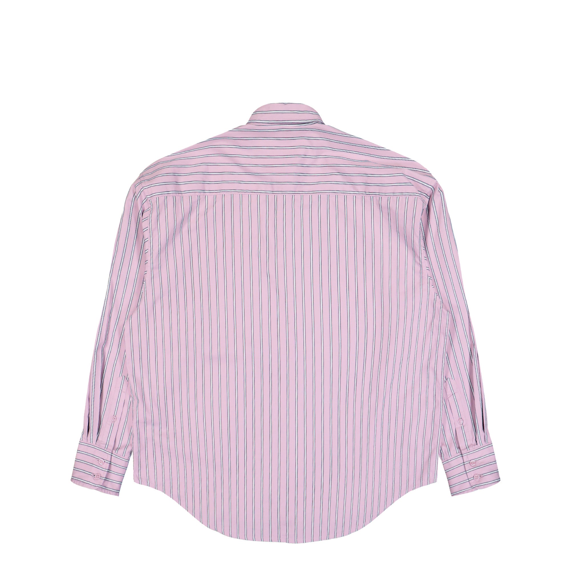 Carhartt WIP W L/S Grimsby Shirt Grimsby Stripe / Pink Fog Shirts I035134.32WXX.03 Close-up | Overkill