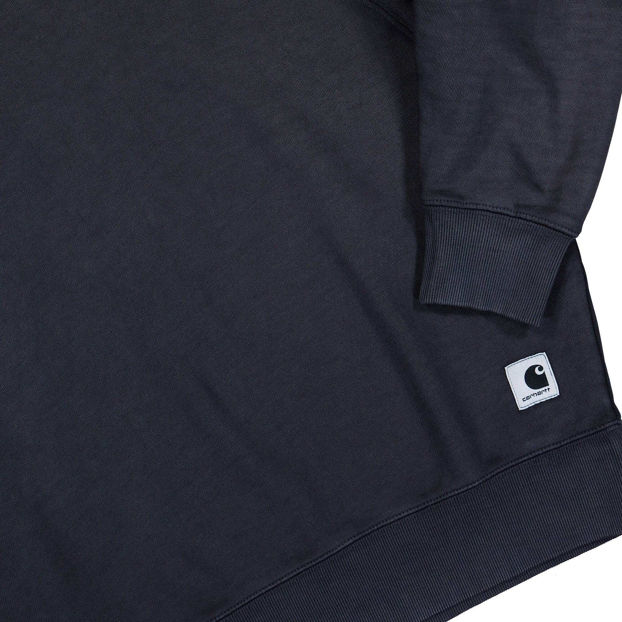 Carhartt WIP W Hudson Sweat Black / Chalk Wash Sweatshirts I035136.895F.03 Detail View 1 | Overkill