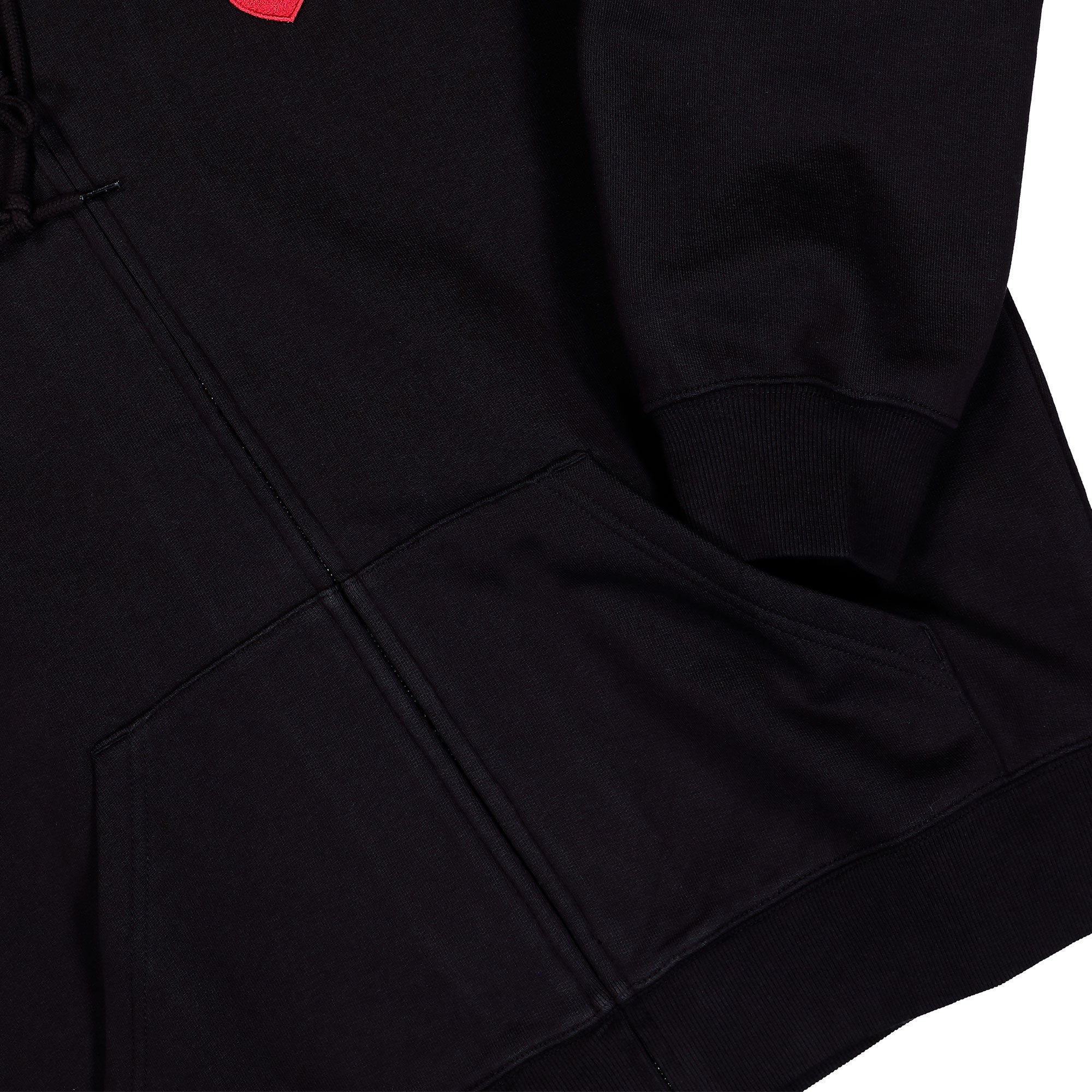 Carhartt WIP Hooded Heart II Hartt Sweat Jacket Black Hoodies I035176.89.XX.03 Detail View 1 | Overkill