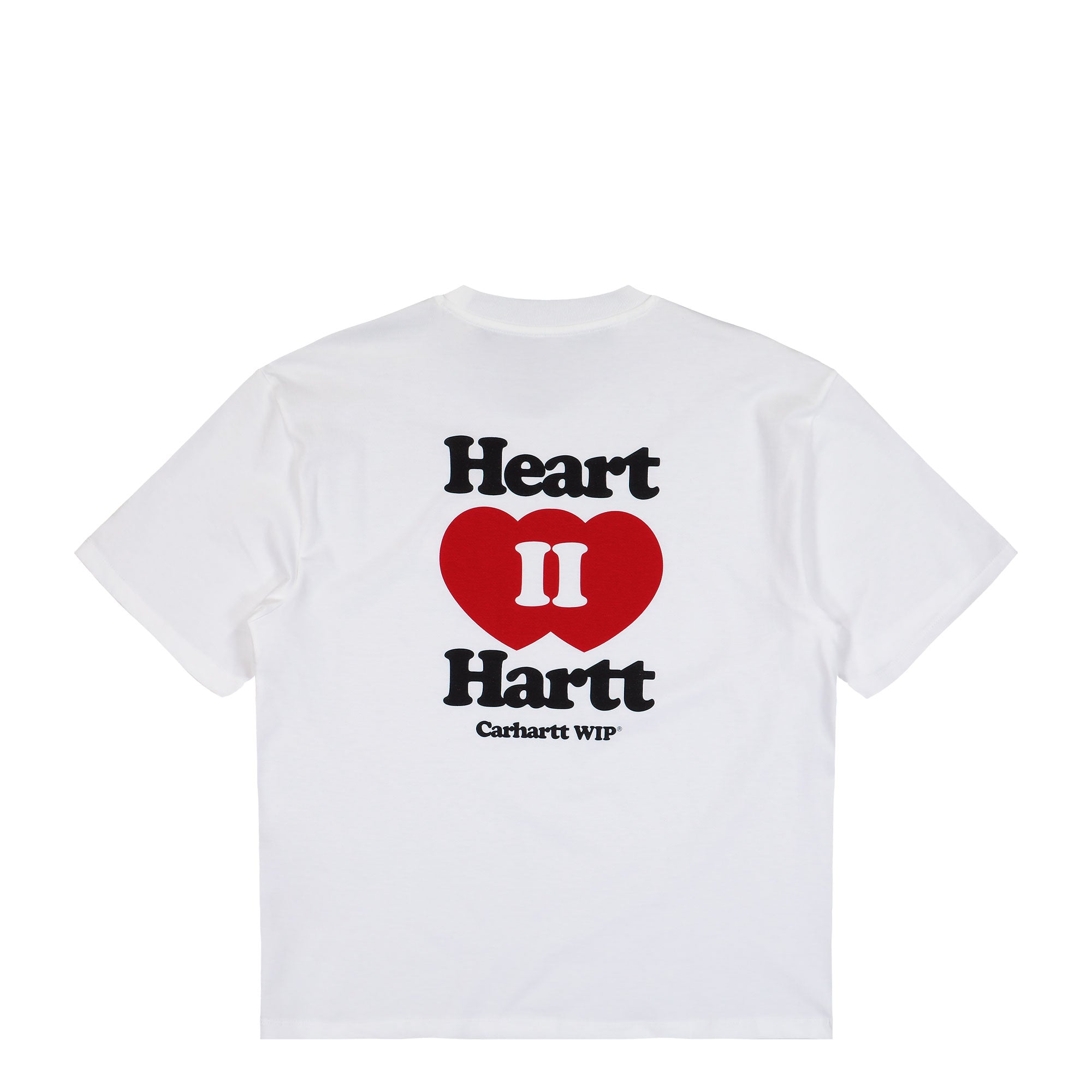 Carhartt WIP W S/S Heart II Hartt T-Shirt White T-Shirts I035259.02.XX.03 Close-up | Overkill