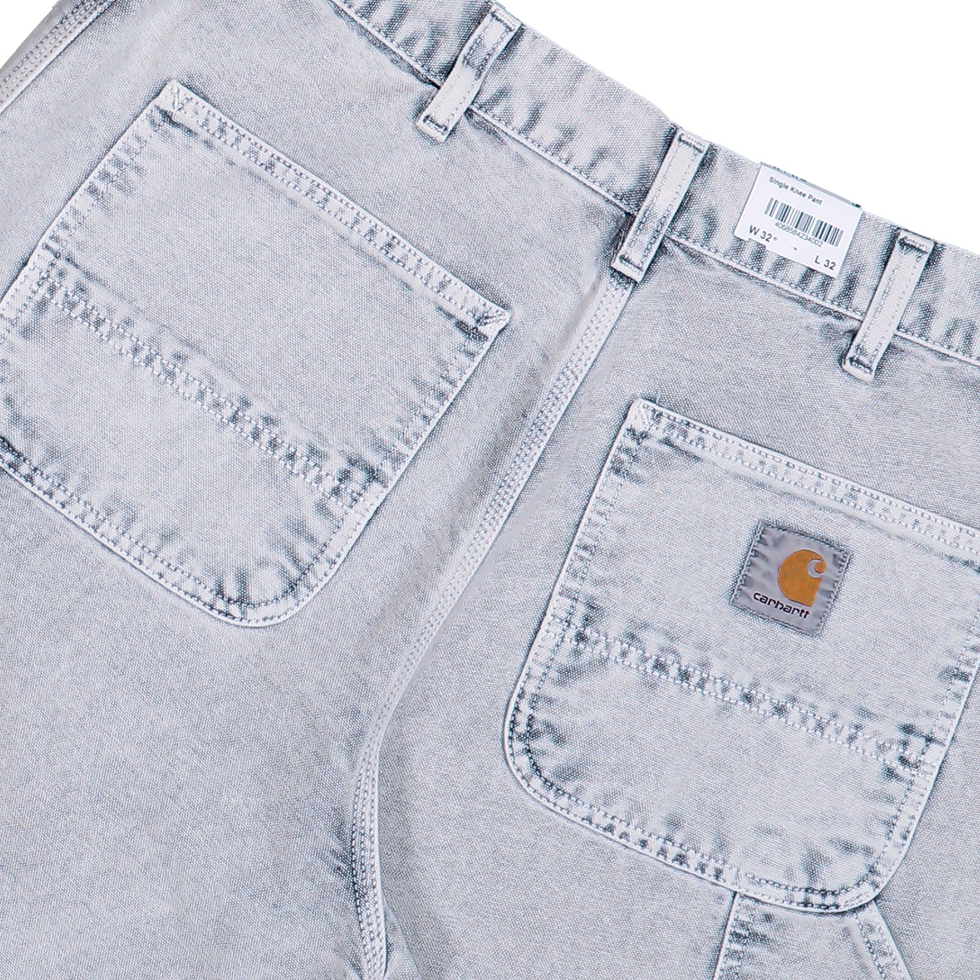 Carhartt WIP Single Knee Pant Black / Chalk Wash Jeans I035559.89.5F.32 Detail View 2 | Overkill