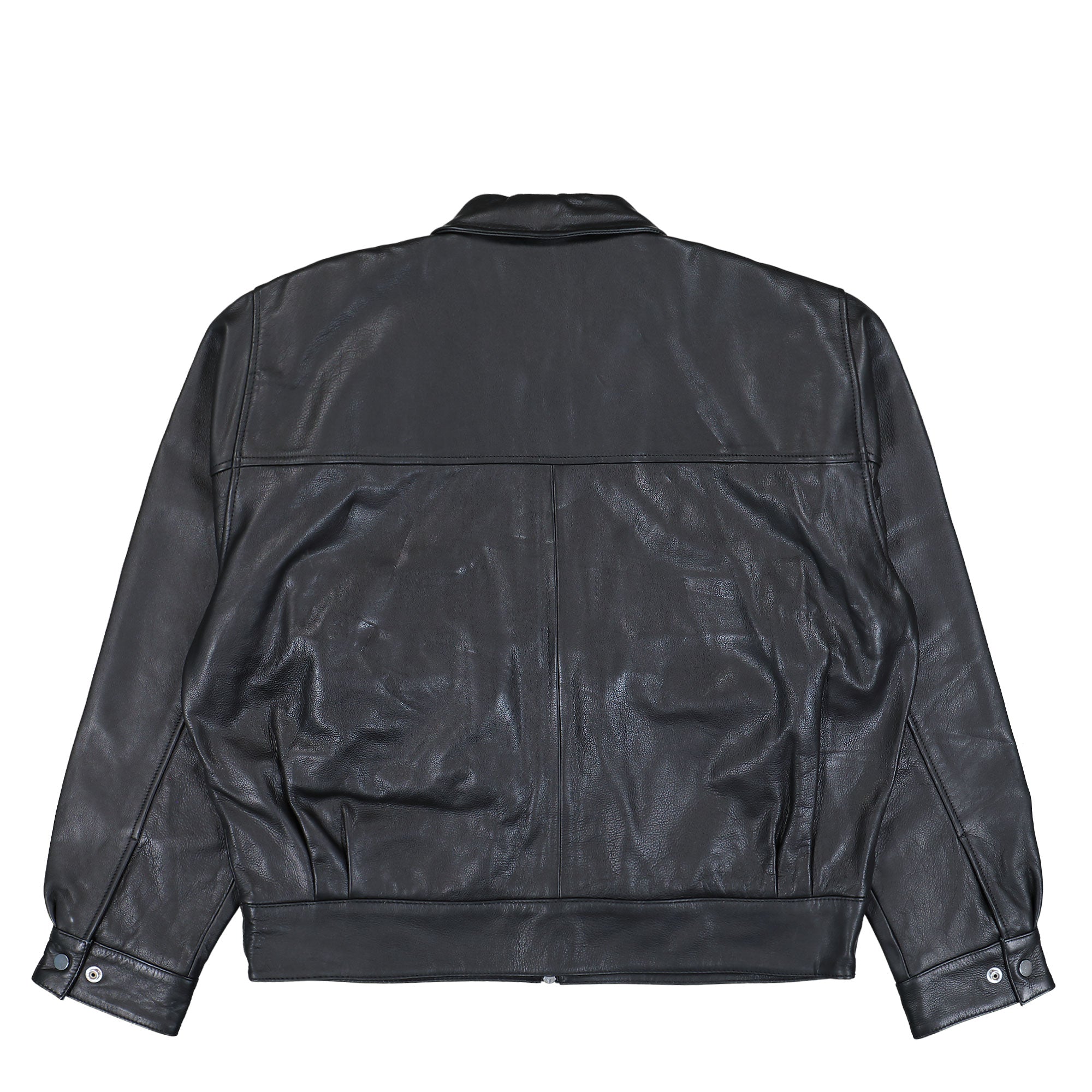Edwin Dogma Jacket Black Leather Jacket I035716.89.00.03 Close-up | Overkill