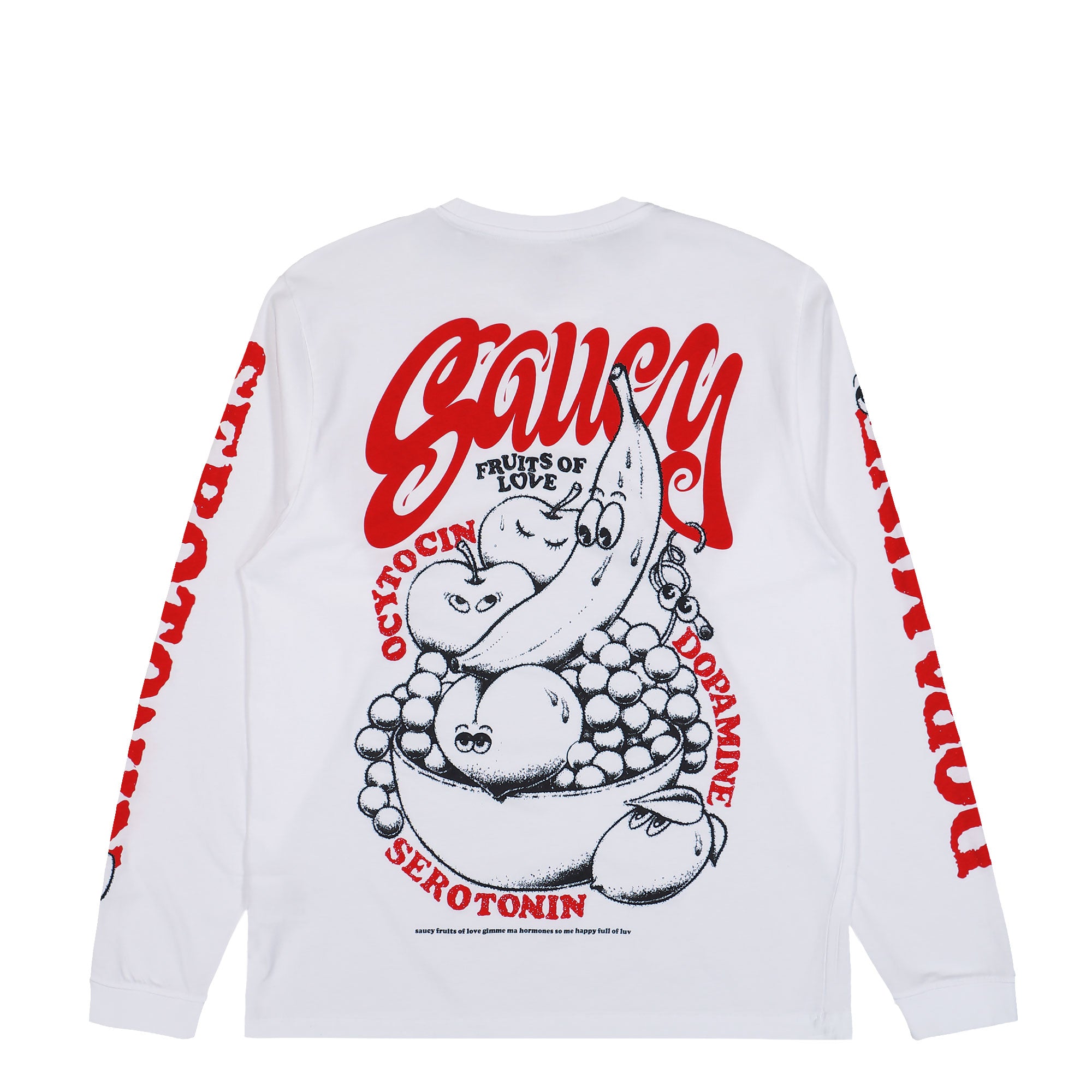 Edwin Fruits Of Love LS T-Shirt White Longsleeve I035786.02.67.03 Detailfoto | Overkill