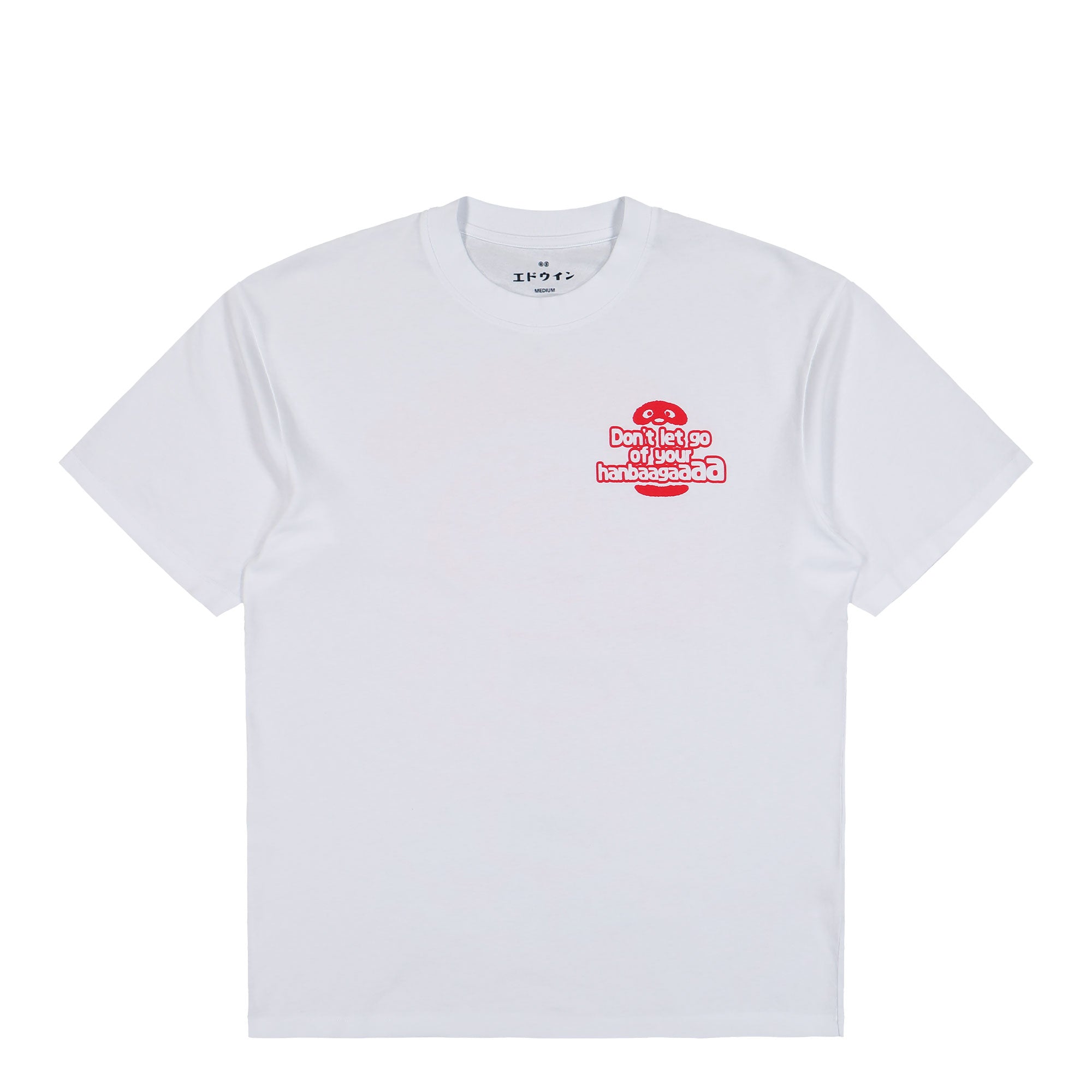 Edwin Tanuki T-Shirt White T-Shirts I035794.02.67.03 | Overkill
